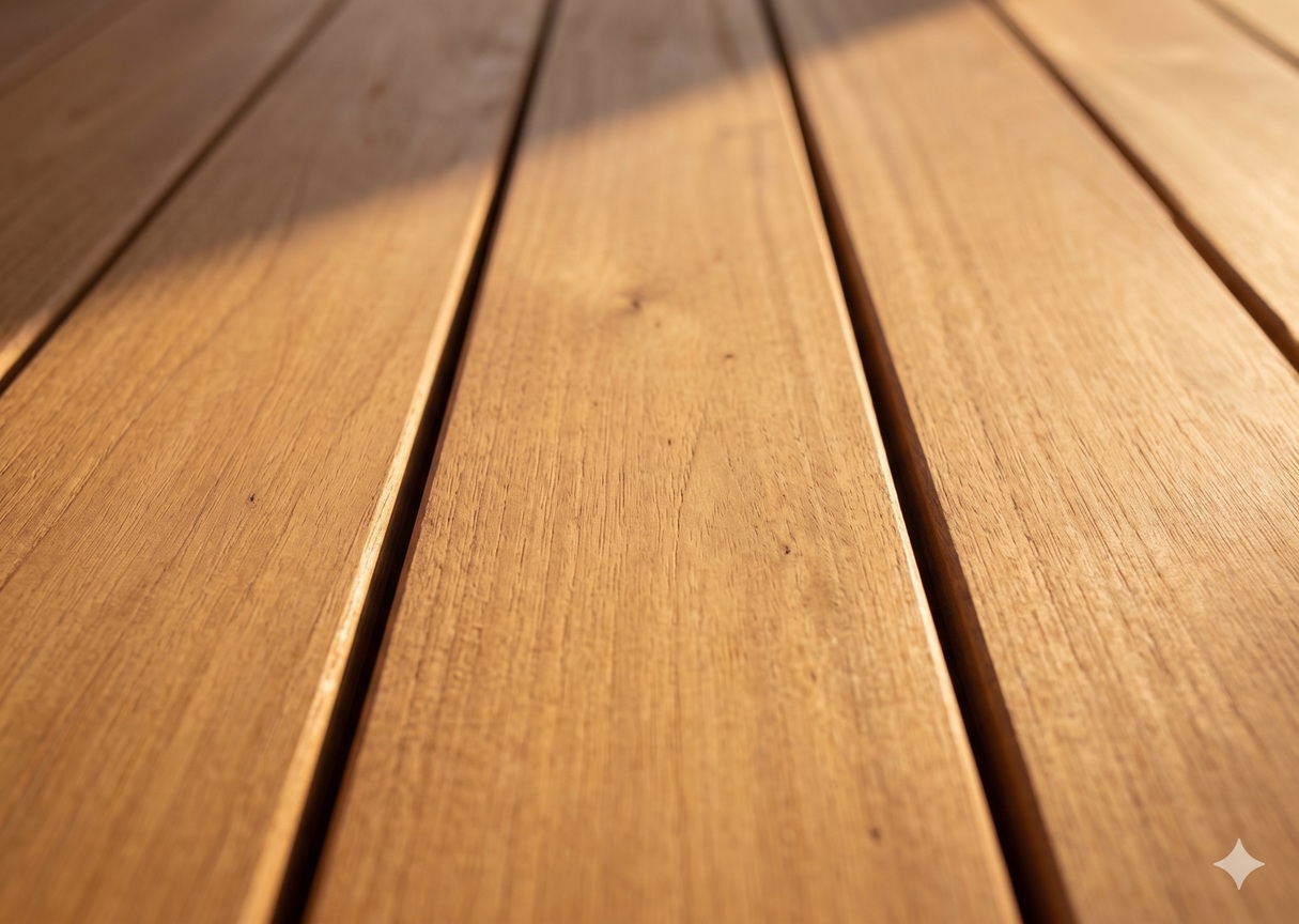 Garapa Terrassendielen – Detailaufnahme