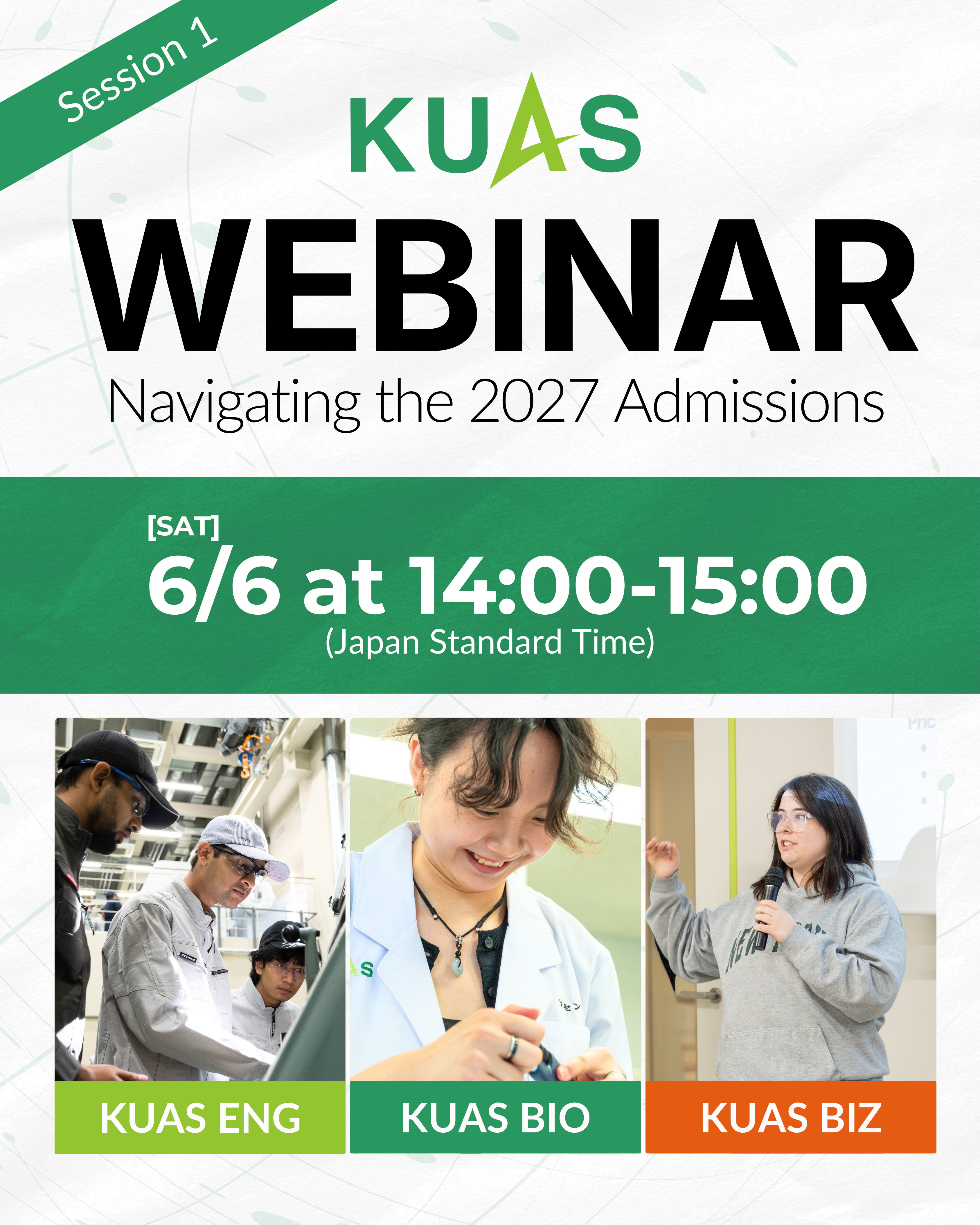 KUAS Information Session — Admission Information Update