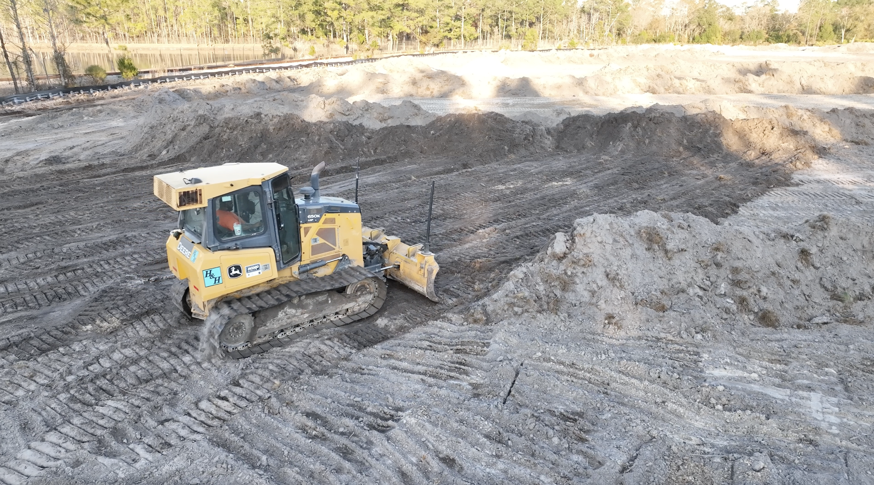 Precision Grading & Site Leveling