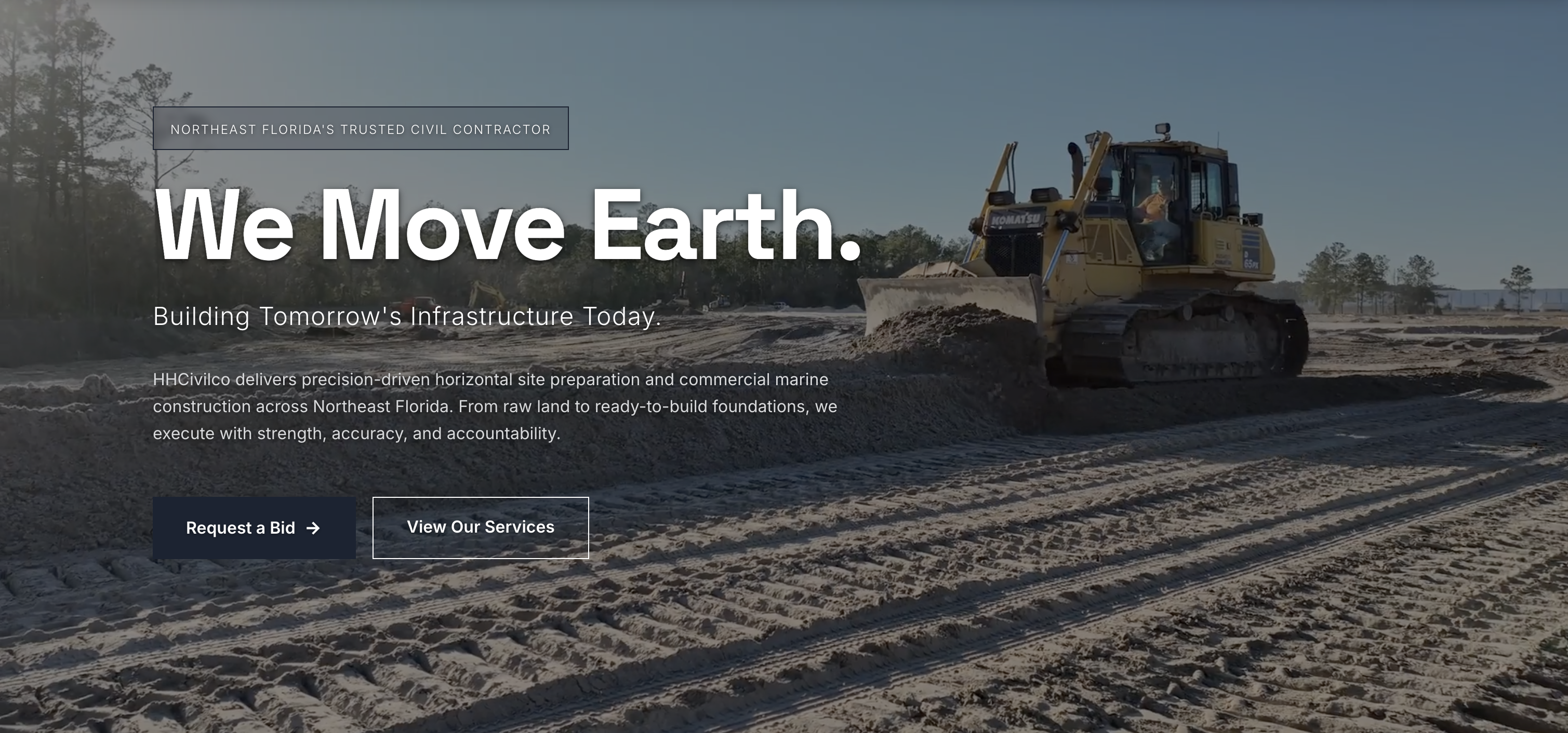 Heavy construction equipment