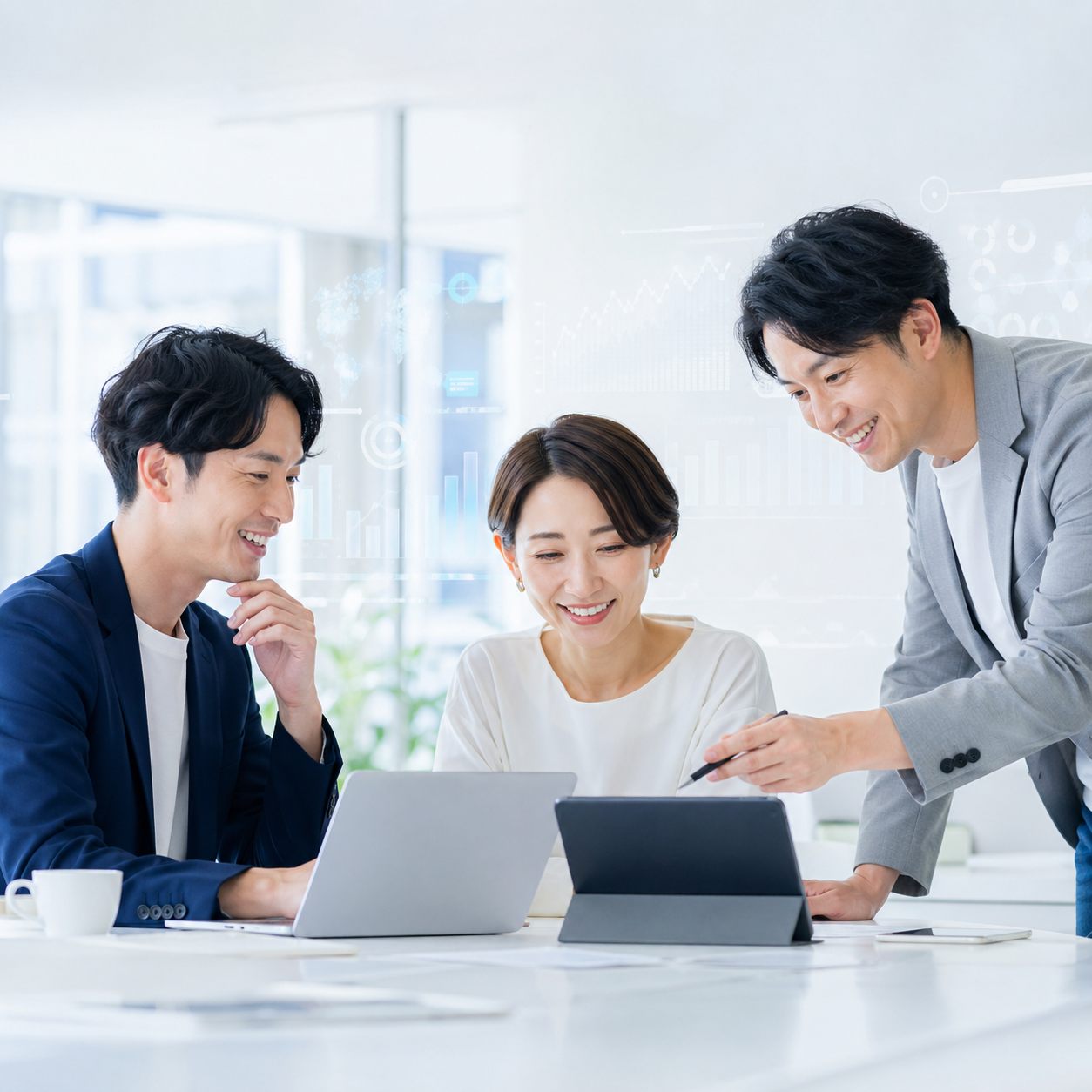 AIリテラシー学習をするビジネスパーソン