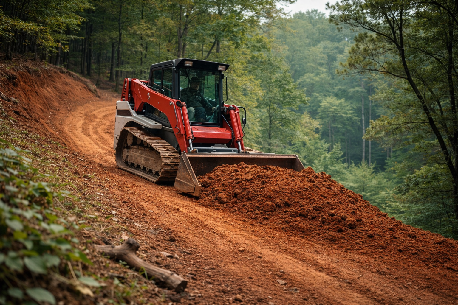 Professional land clearing crew in Tennessee