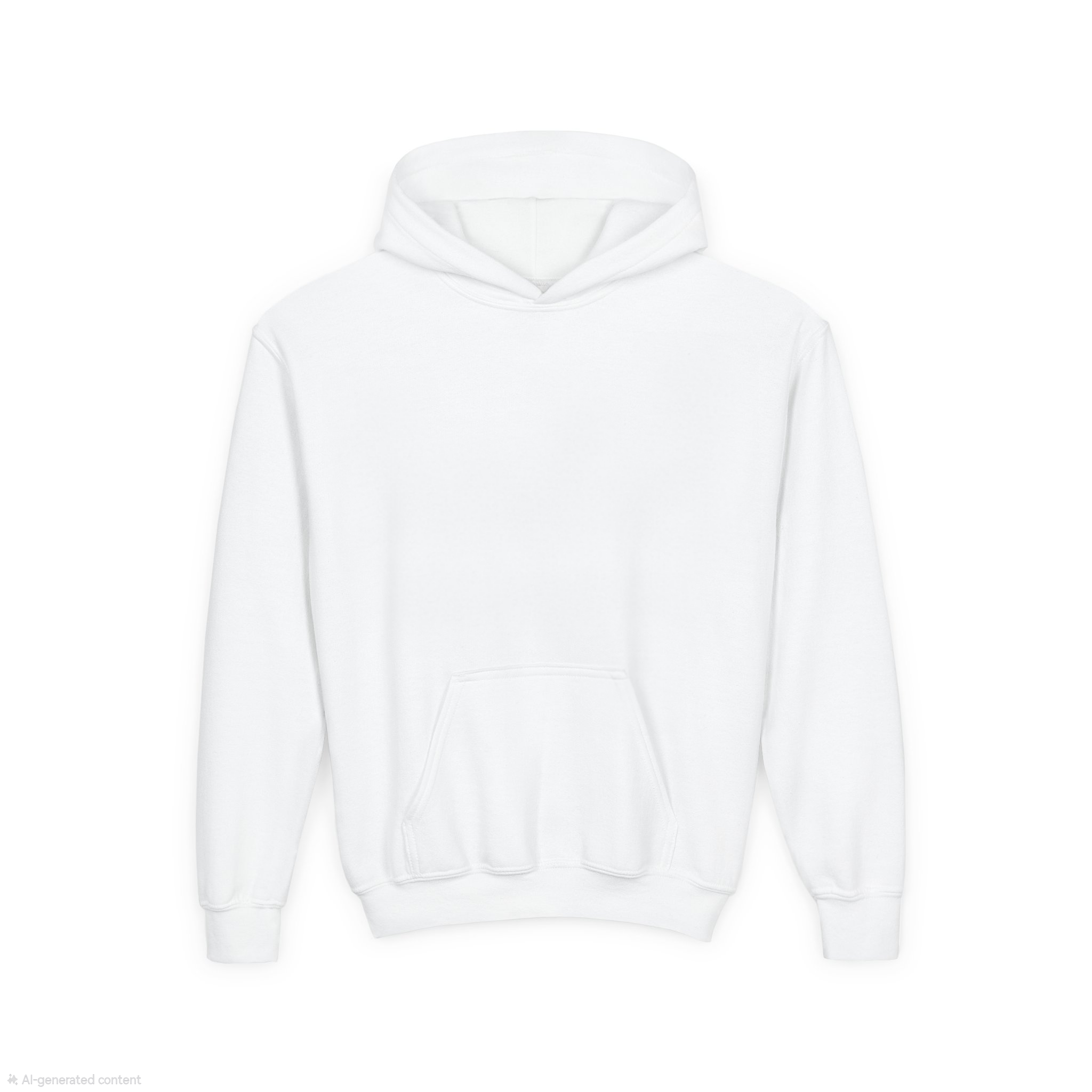 White kids hoodie — Clean