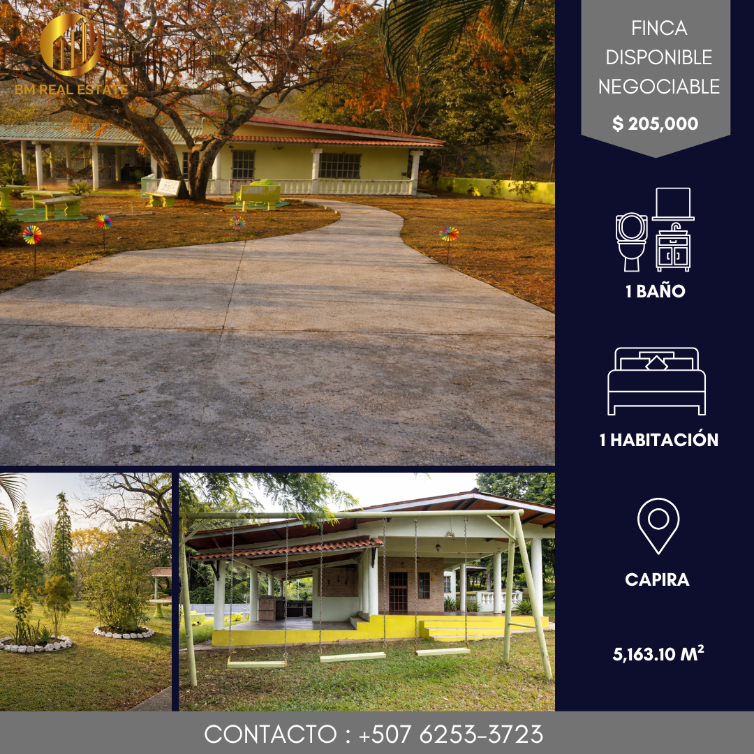 Hermosa Finca Campestre en Capira