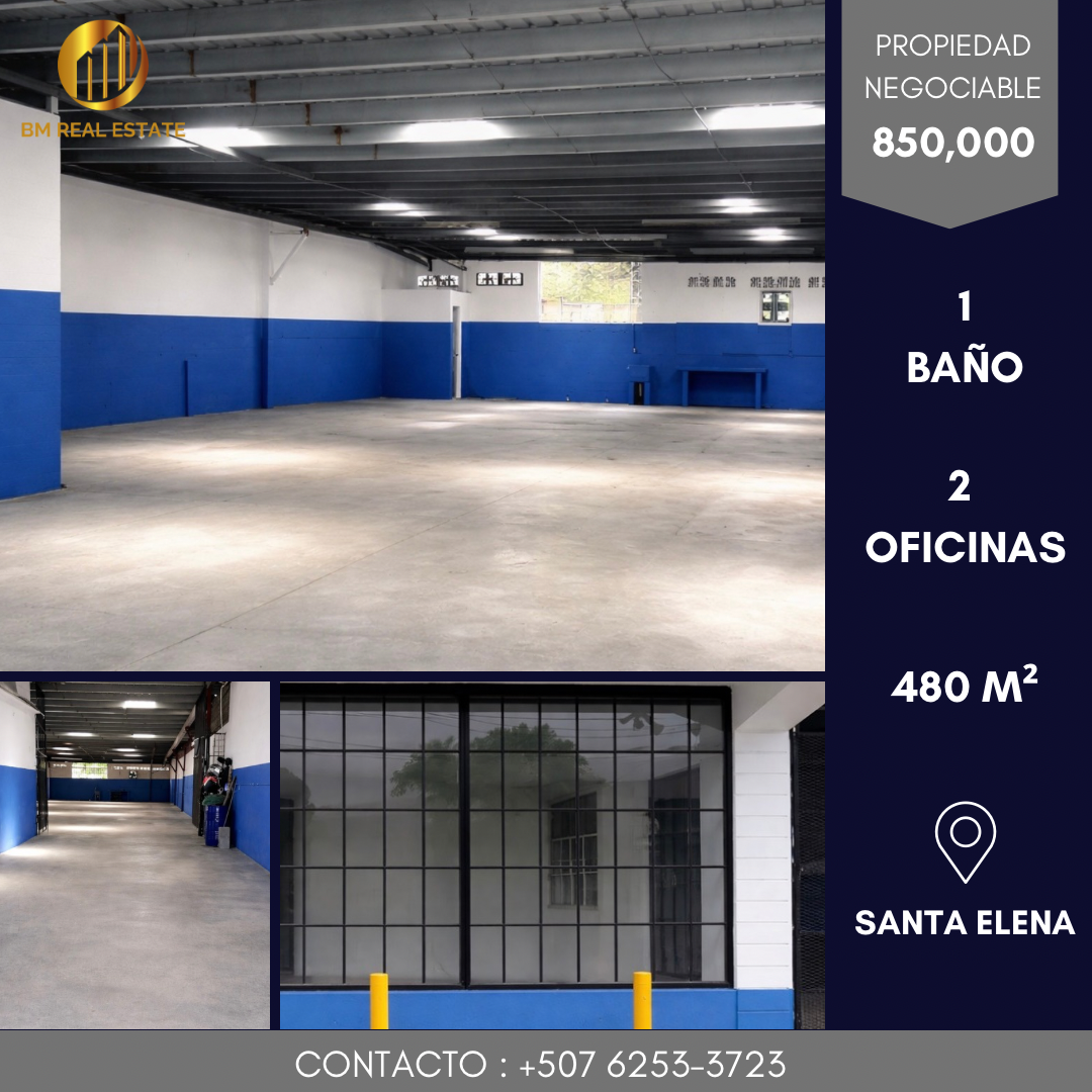 Galera con Oficinas en Venta – Avenida Santa Elena