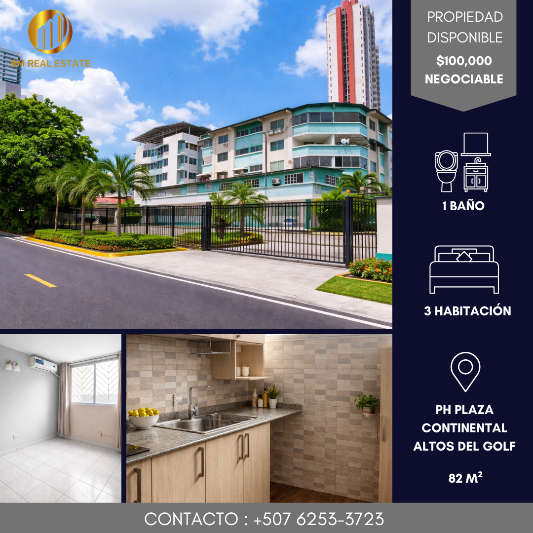 Apartamento en PH Plaza Continental – Altos del Golf
