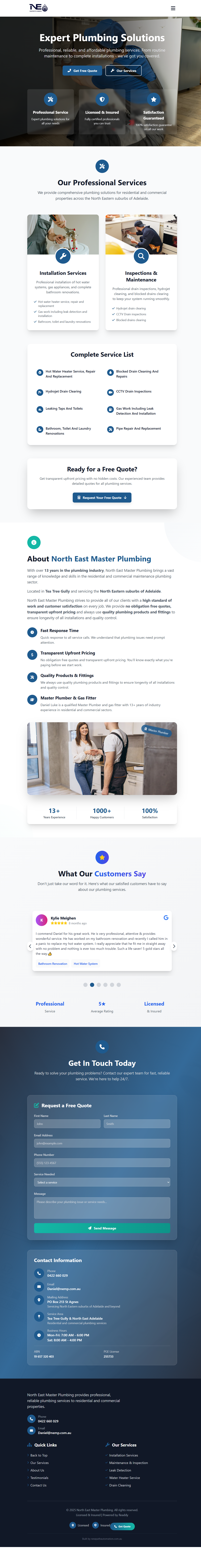 North East Master Plumbing