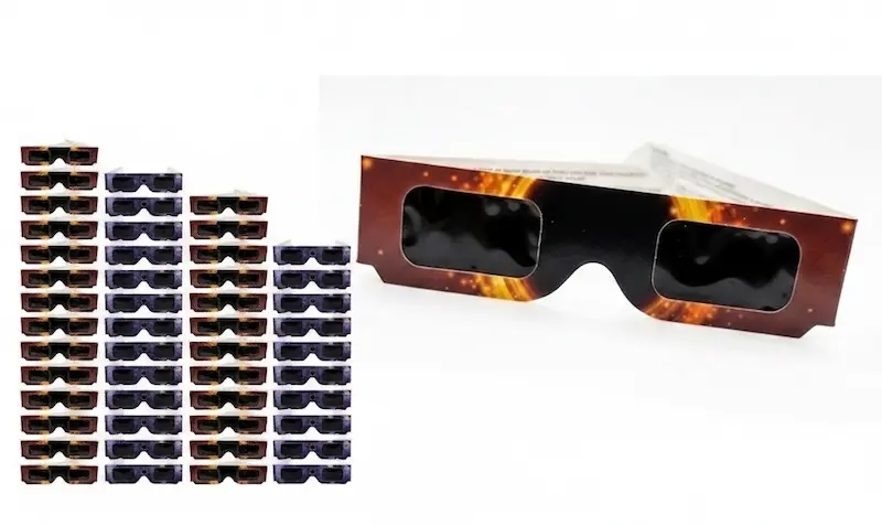Pack pro 25 lunettes éclipse solaire ISO 12312-2