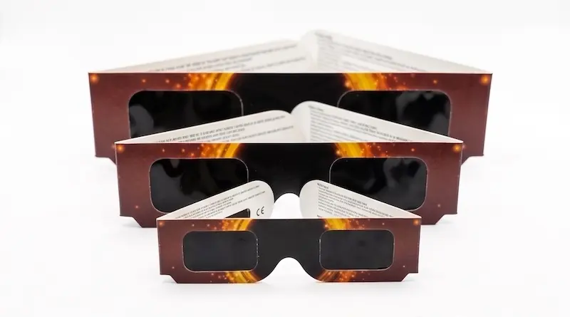 Pack famille 3 lunettes éclipse solaire ISO 12312-2