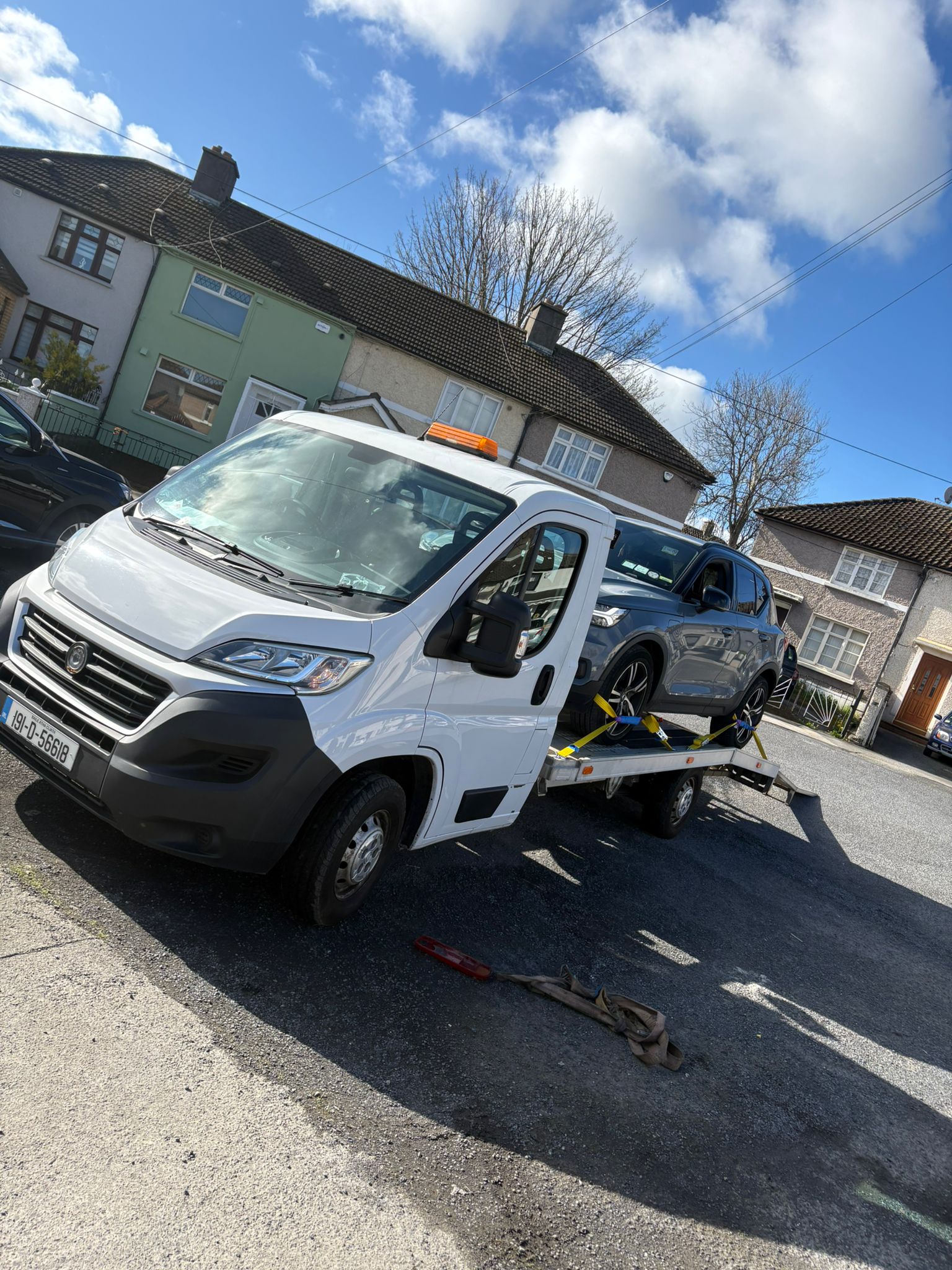 Blackburn Towing truck in action - breakdown recovery Dublin