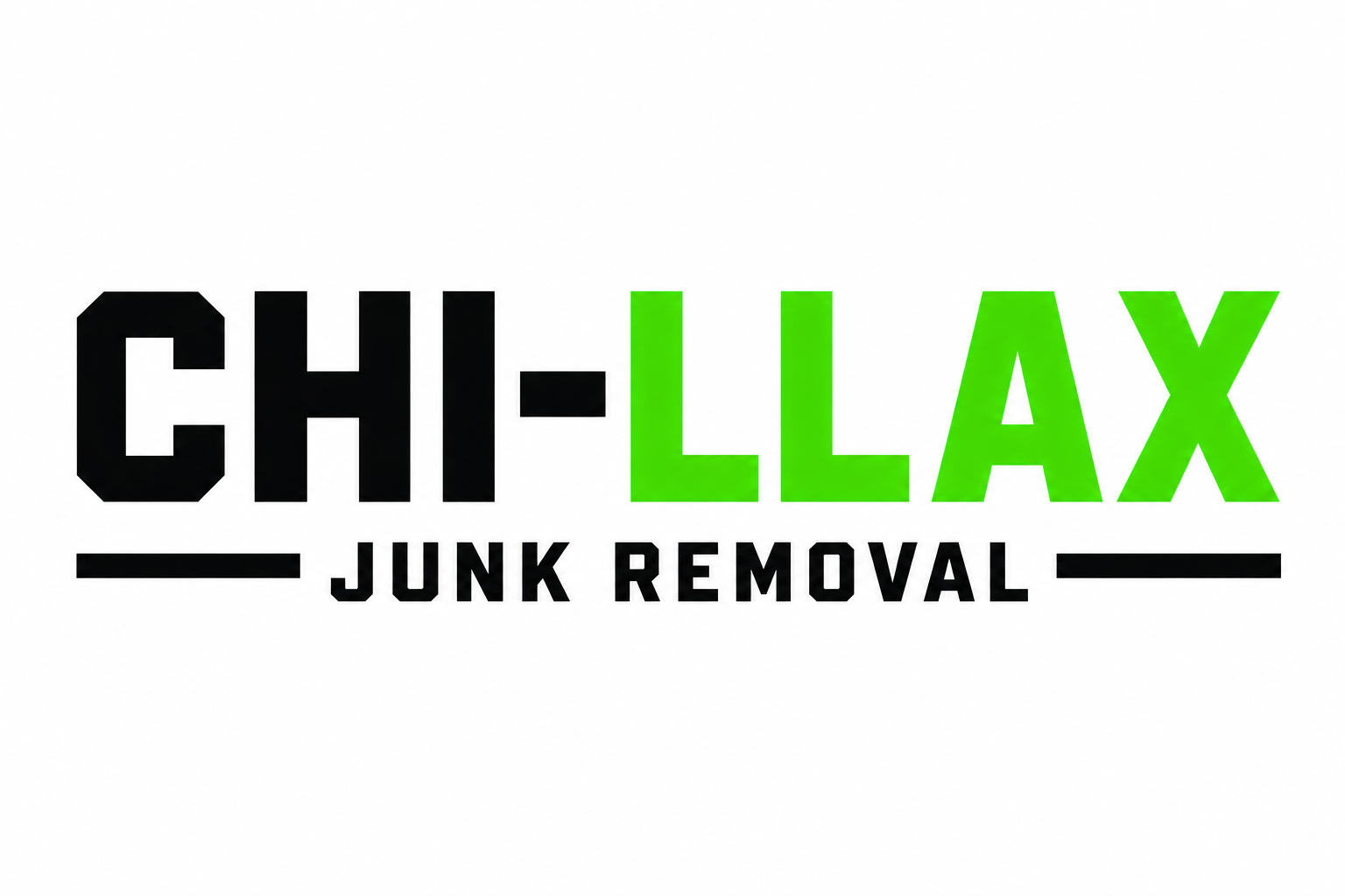 CHI-LLAX Junk Removal Logo