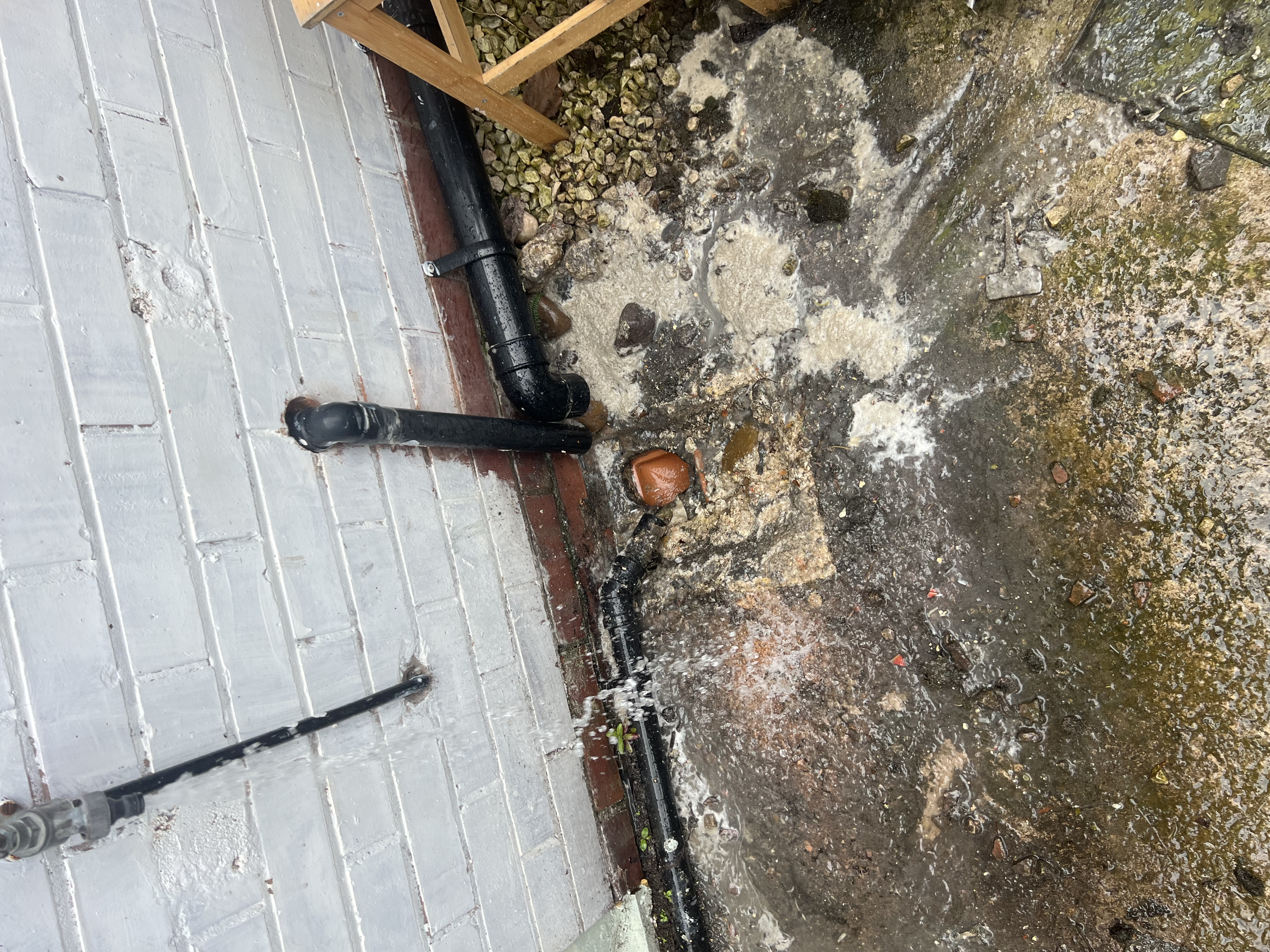 Drain unblocking service van in Manchester M14
