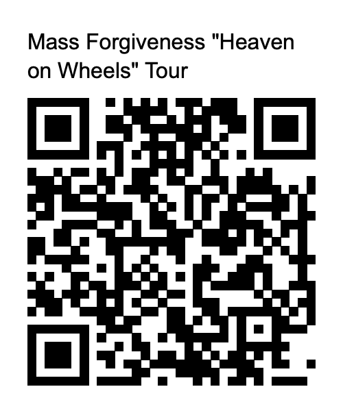 PayPal donation QR code for Heaven on Wheels
