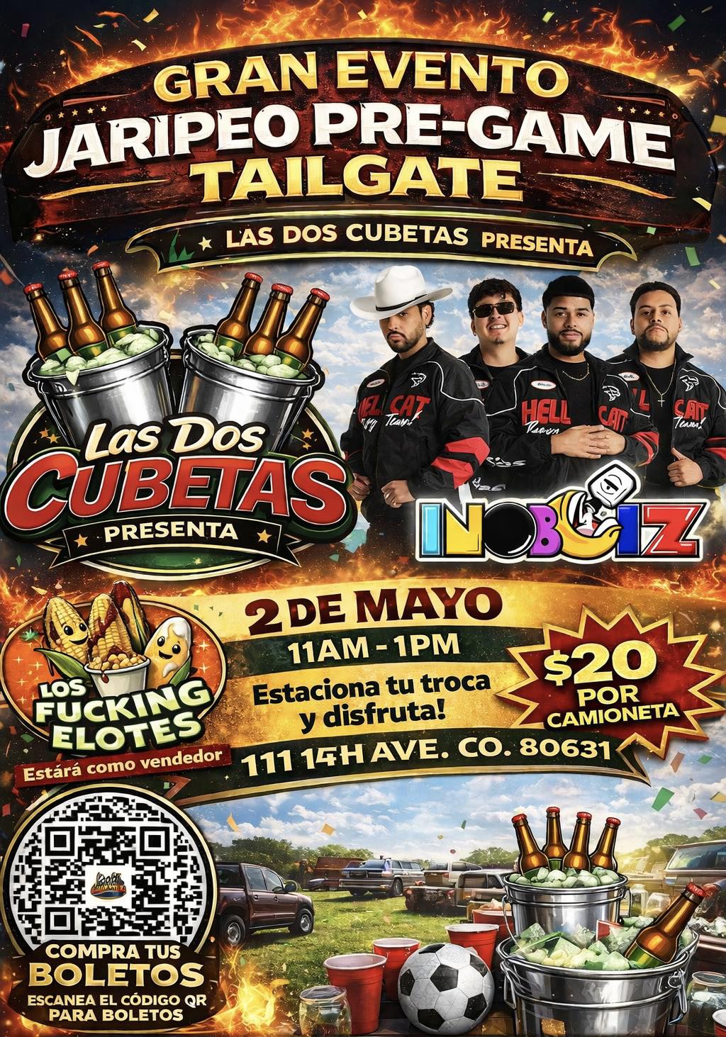 Pre-Juego Tailgate al Jaripeo