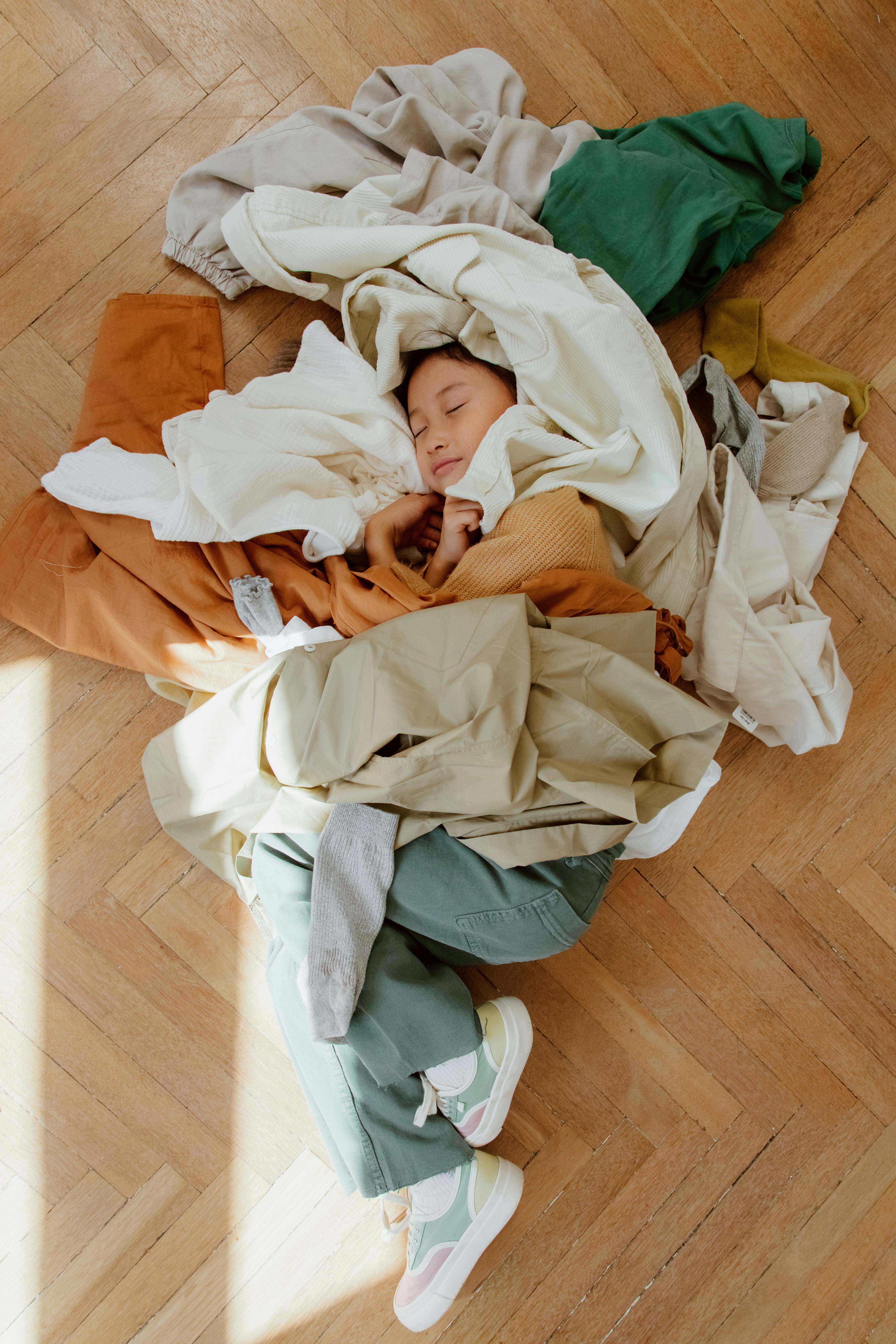 The Laundry House wash dry fold collection delivery Croydon Neatly folded clean laundry