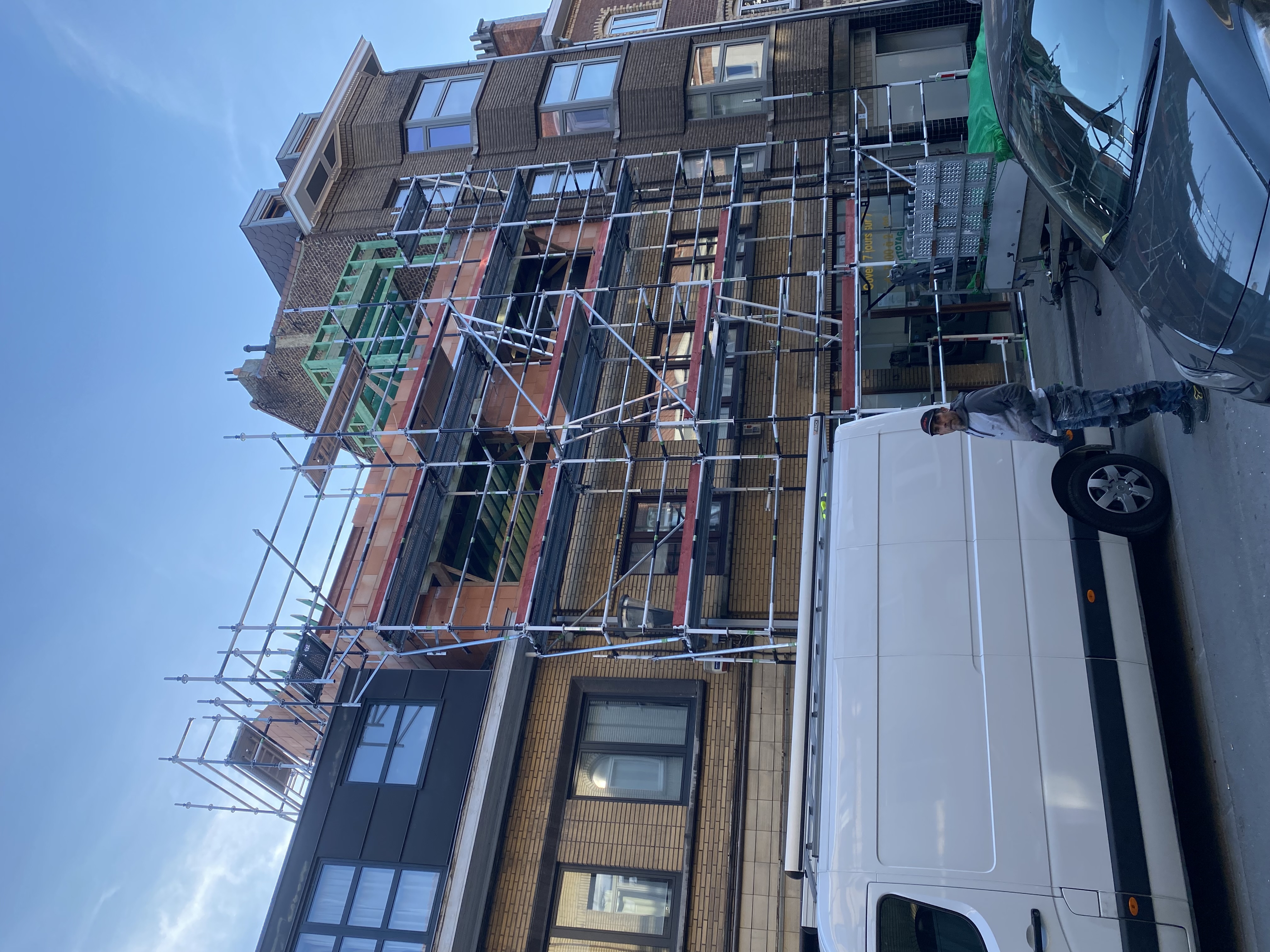 Location d'échafaudage pour la rénovation de façade