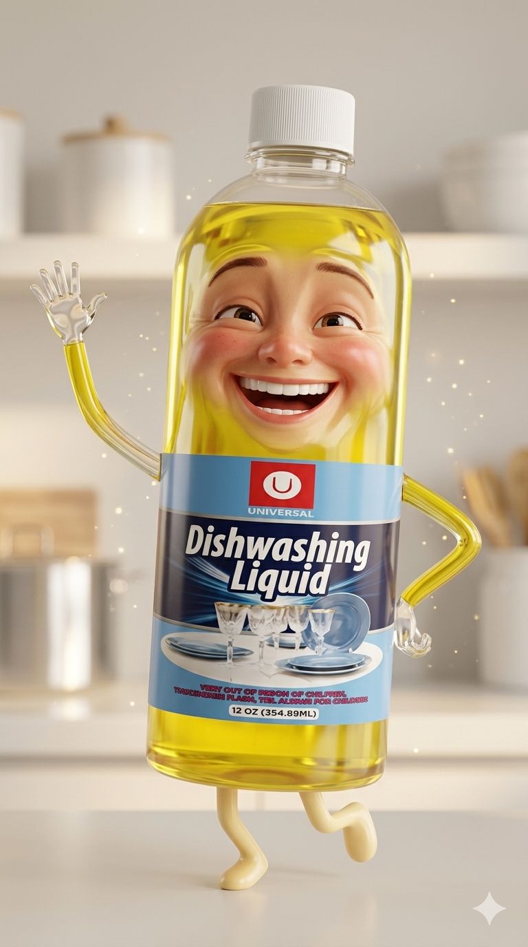 Liquid Laundry Detergent 12 OZ - Detergente líquido pequeño