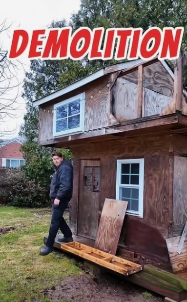 Shed demo done right. We knock it down AND haul it away 💪