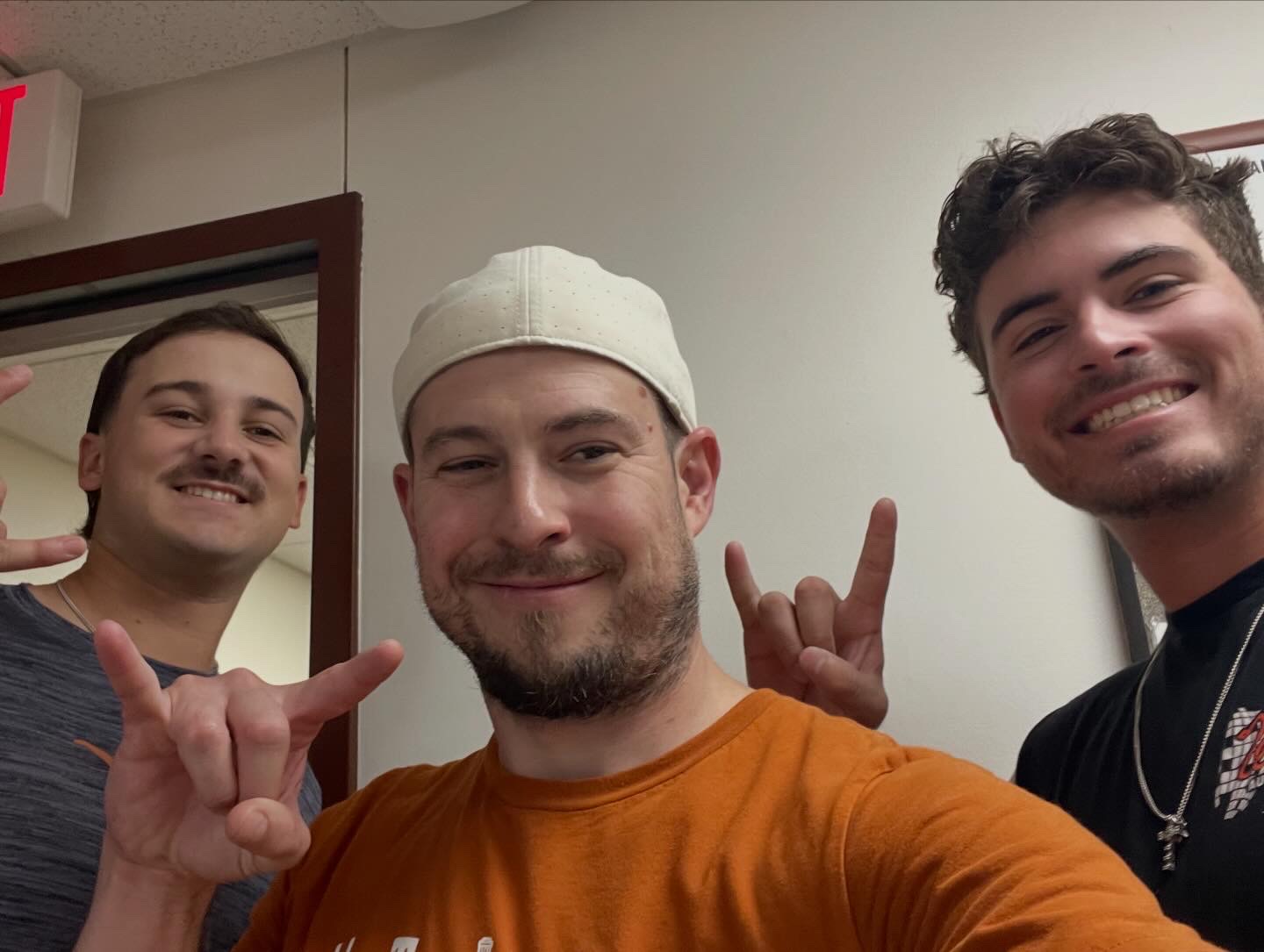 Luke Harrison and Max Grubbs — UT Baseball pitchers