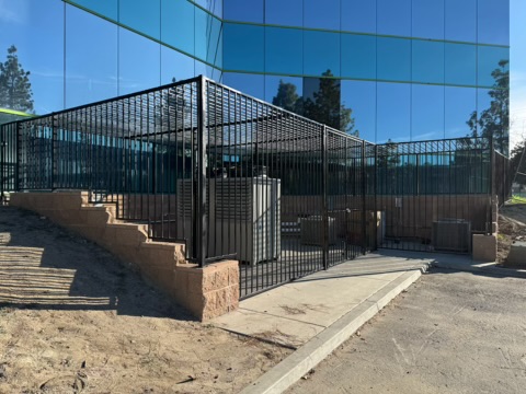JPW custom metal fencing project