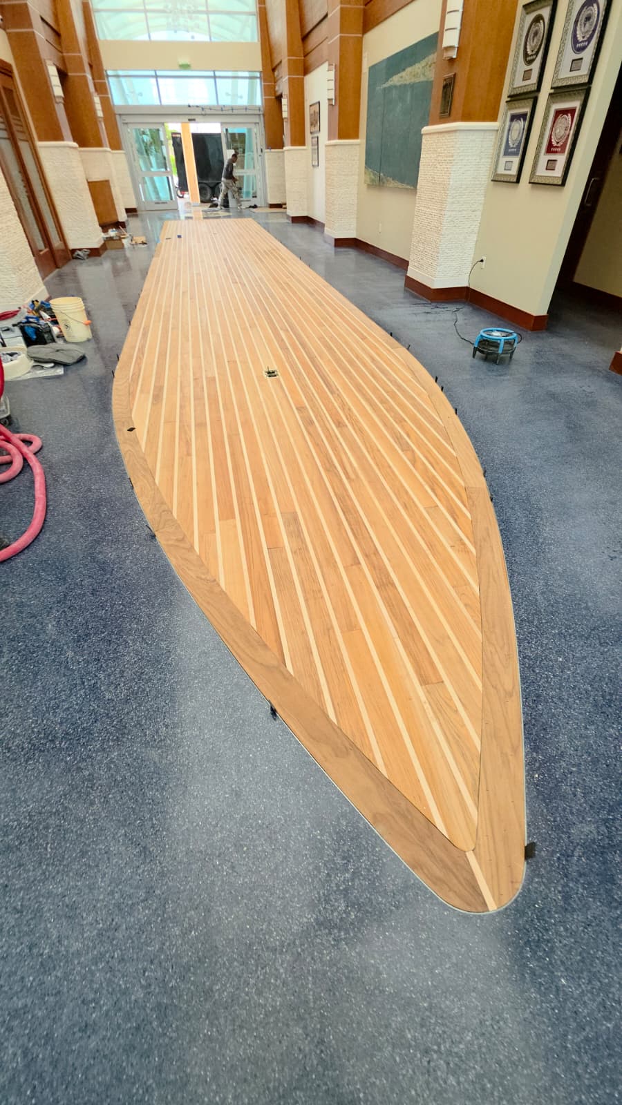 Sarasota Yacht Club - Custom Boat Inlay Shape