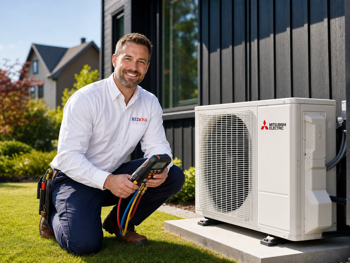 Renova heat pump installation