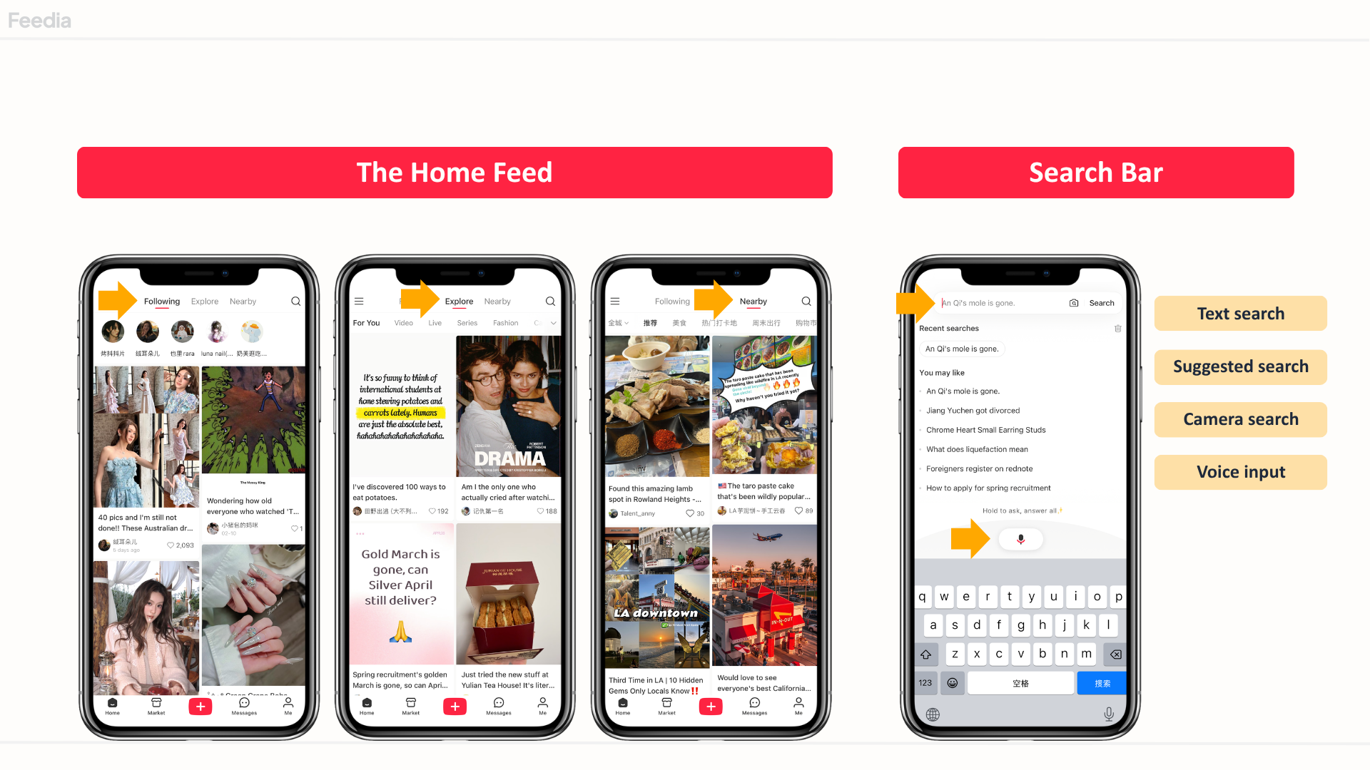 The Home Feed screenshot