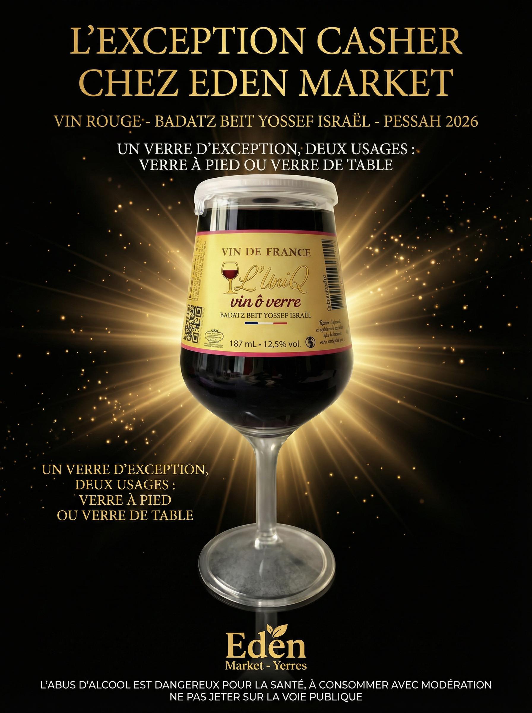 Verre Casher Vinôverre – Eden Market Yerres