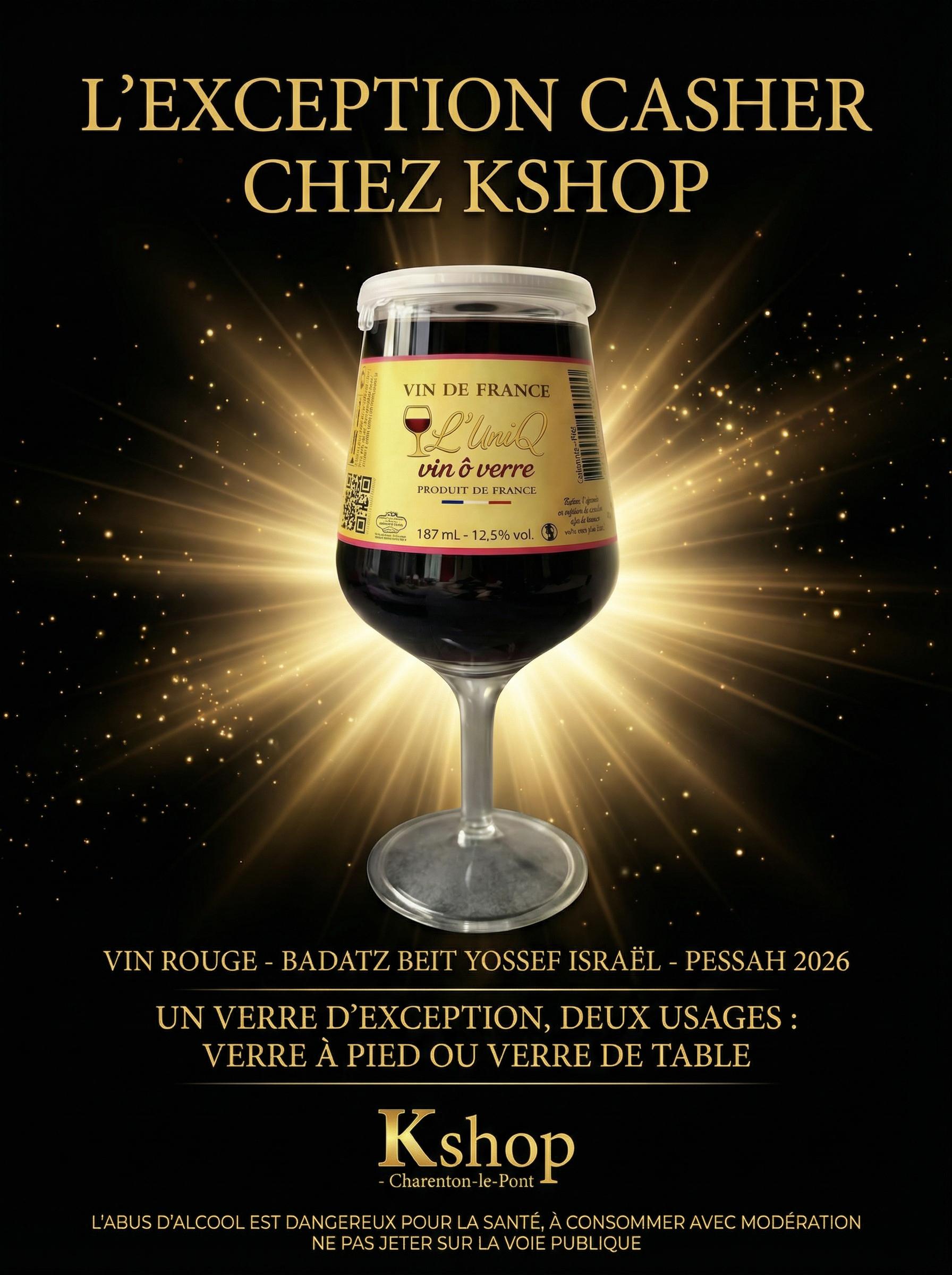 Verre Casher Vinôverre – Kshop Charenton