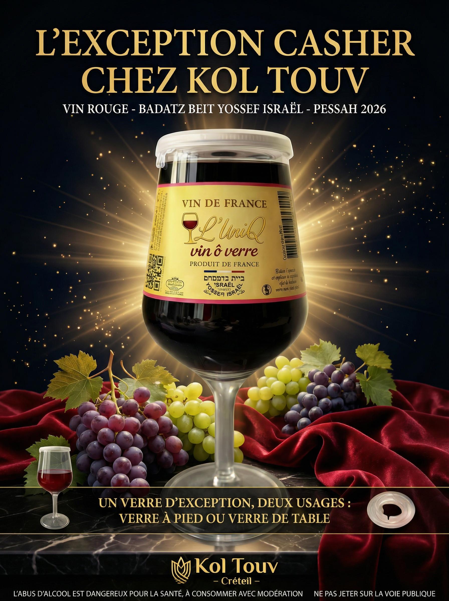 Verre Casher Vinôverre – Kol Touv Créteil