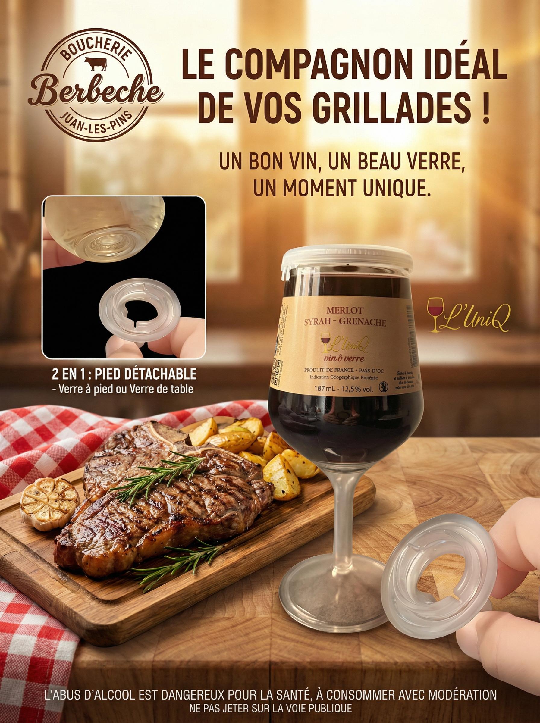 Verre Casher Vinôverre – Berbeche Juan-les-Pins