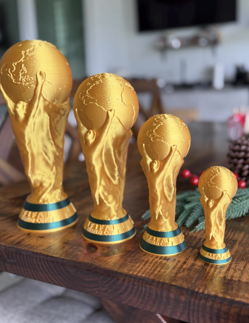 Copa mundial tamaño real