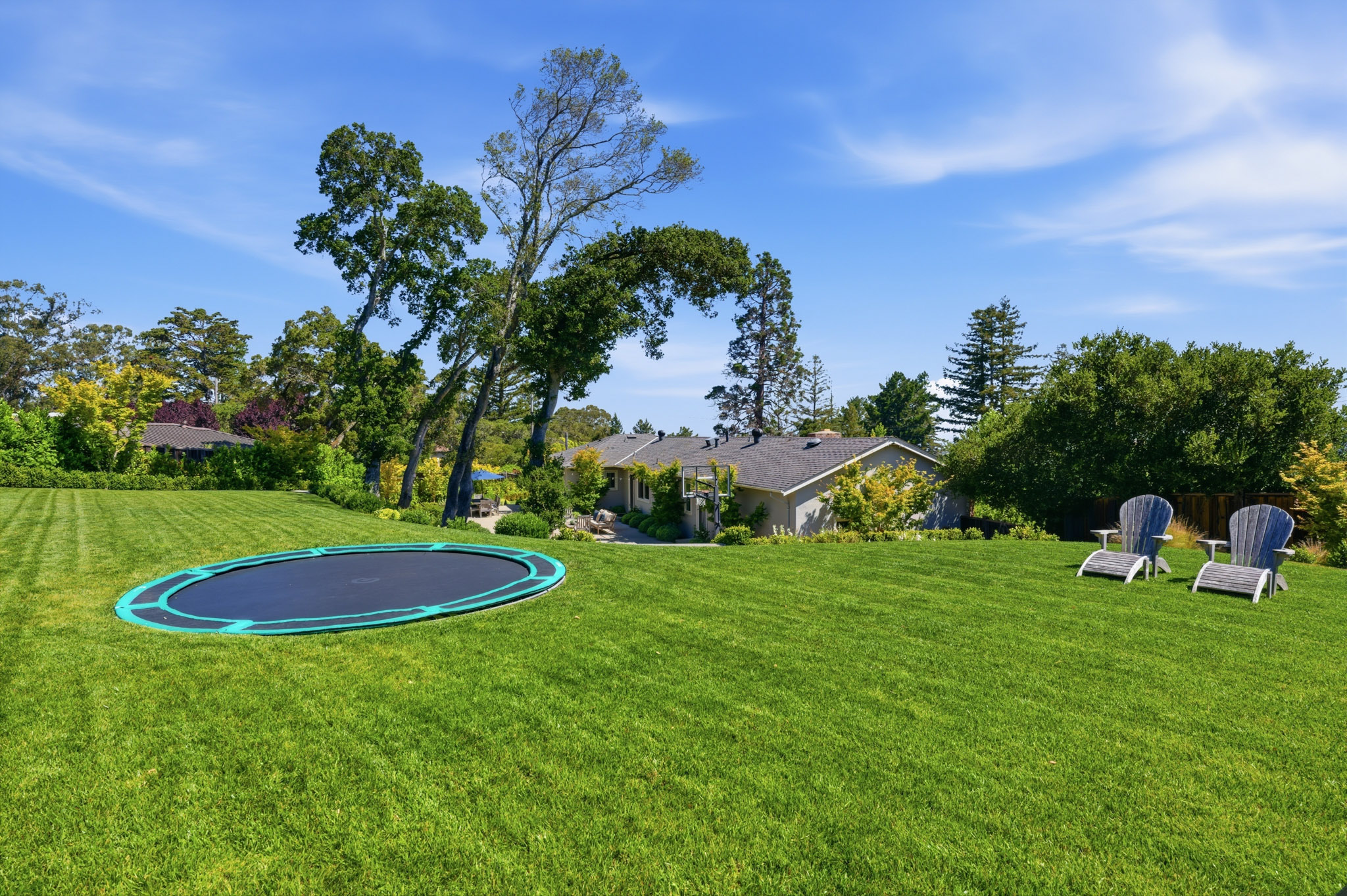 Aerial drone view