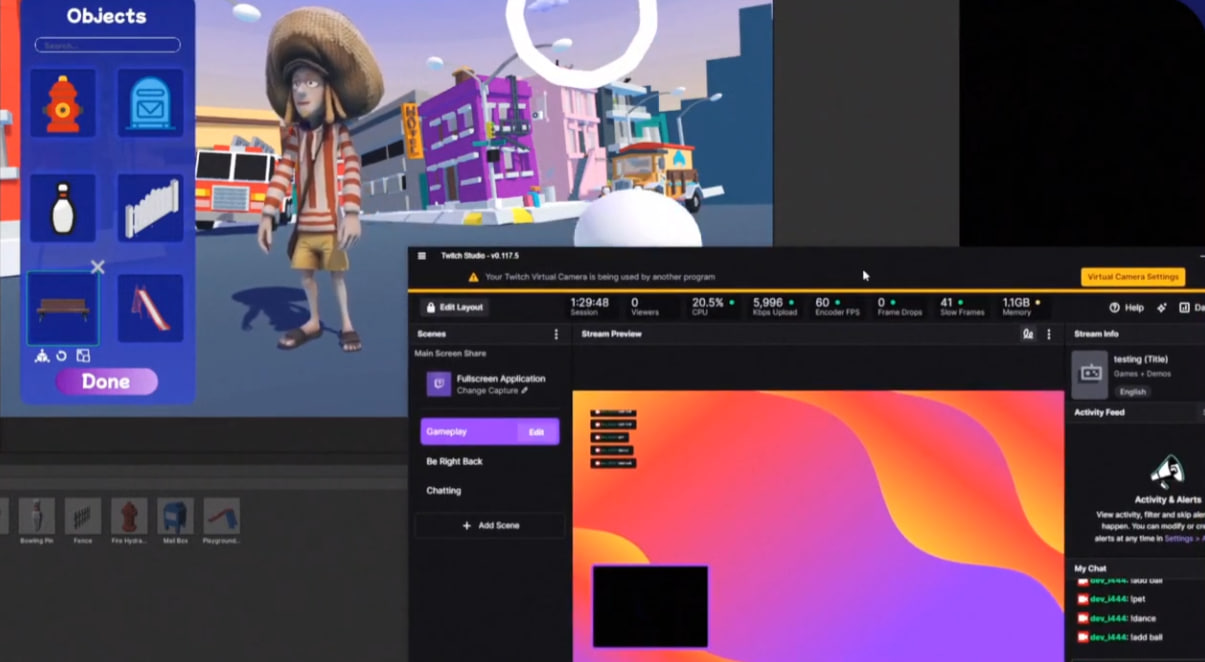 Twitch Avatar Streaming Setup