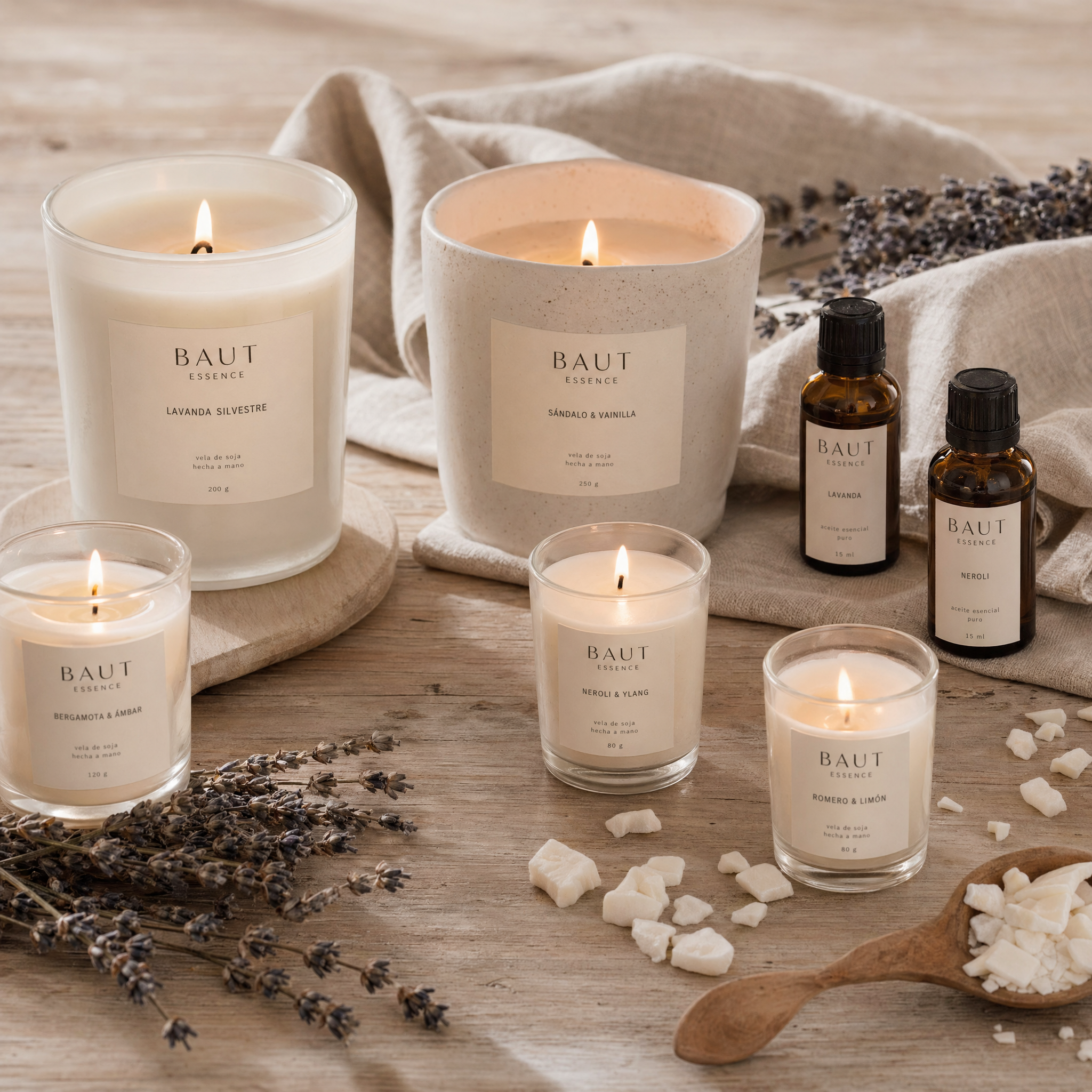 Composición de productos BAUT ESSENCE