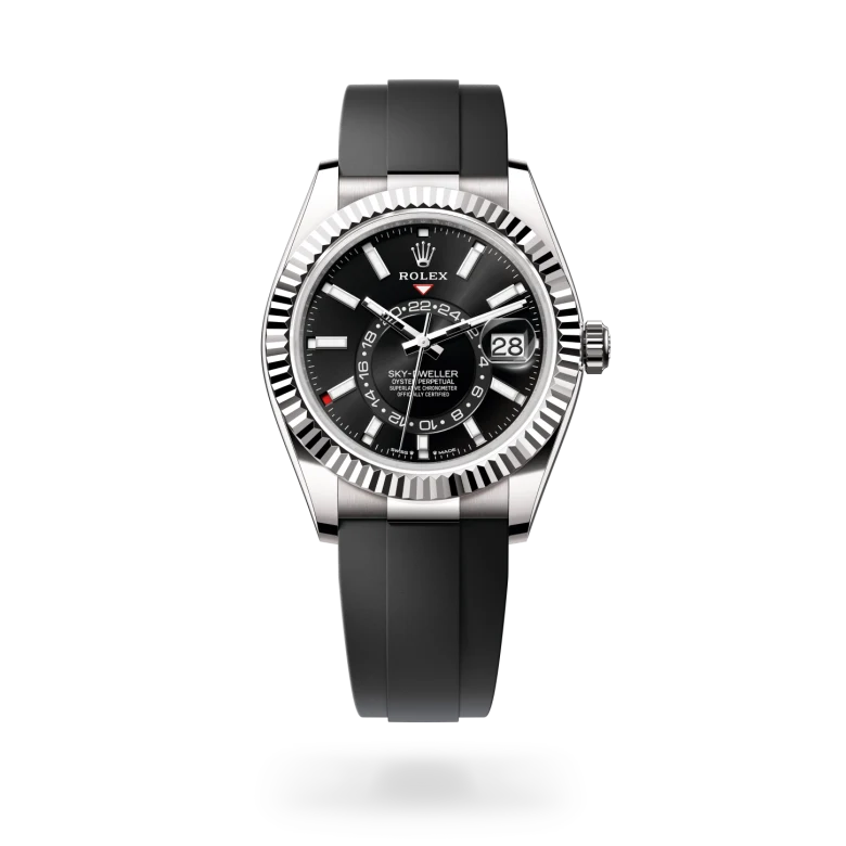 Rolex Sky-Dweller fond noir