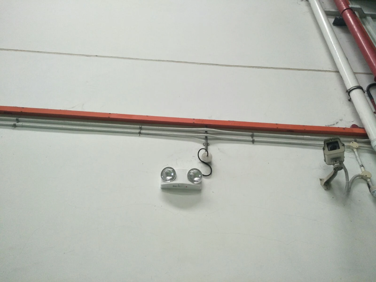 Installed emergency lighting system in Singapore building