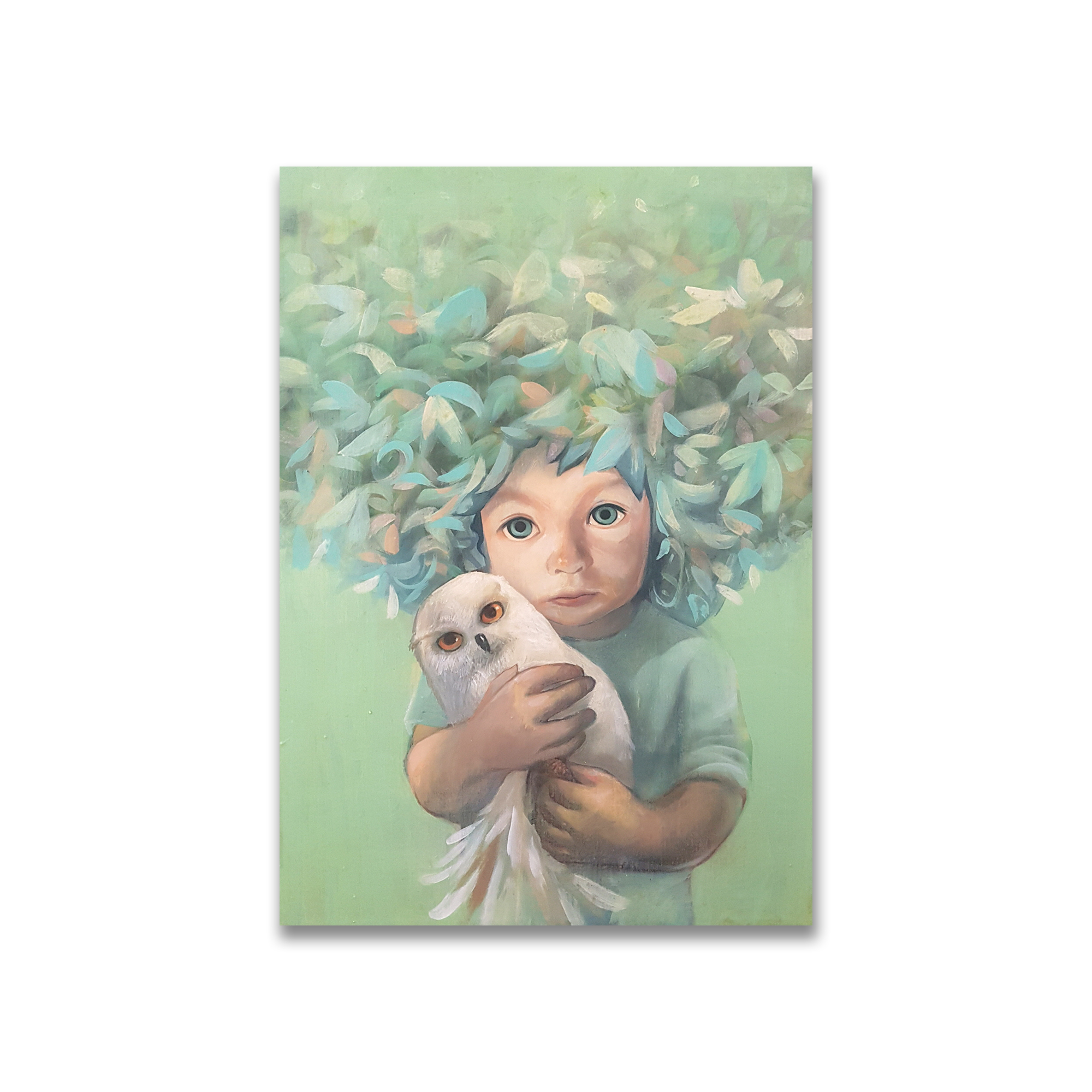 girl with owl