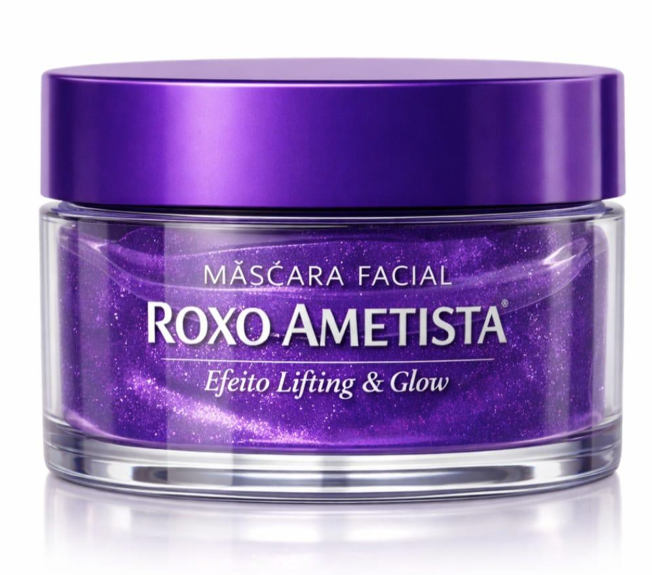 Máscara Facial Roxo Ametista