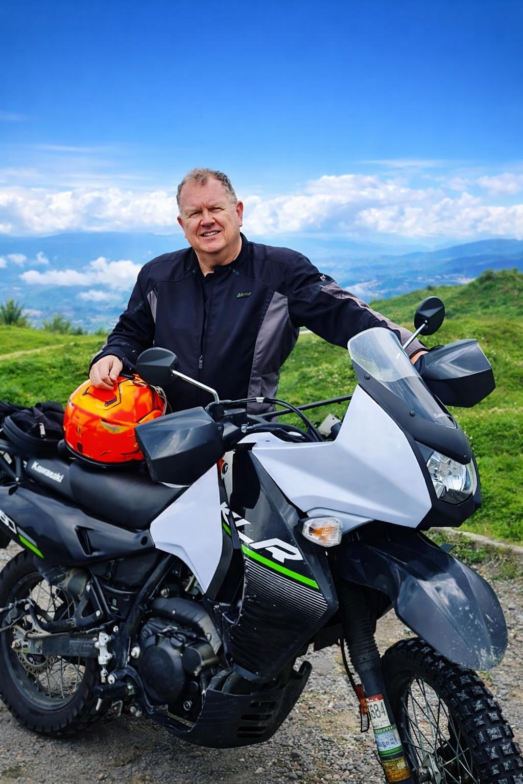 Owner of All Out Tours & Rentals — 55+ years motorcycle experience Costa Rica