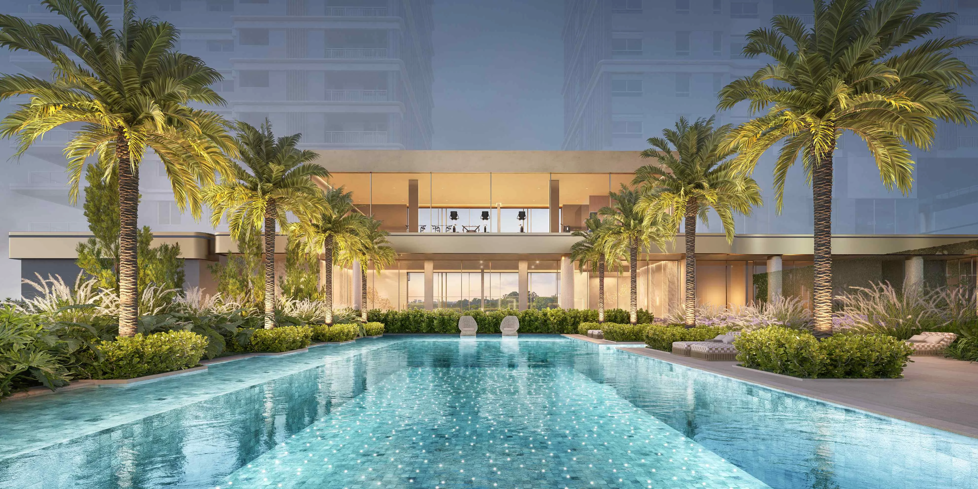 La Galerie — Piscina Descoberta Vista 2