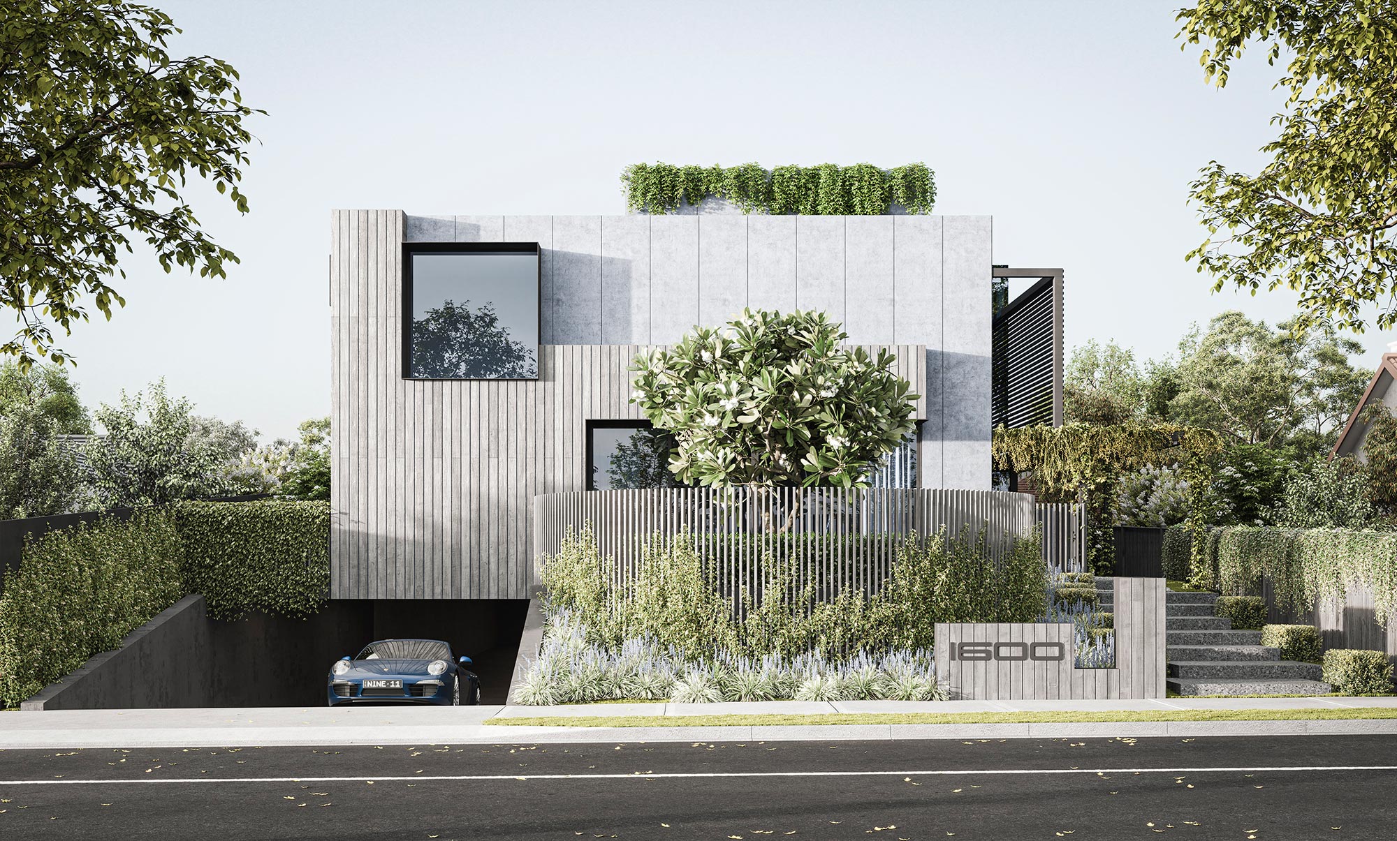 ALIVE Studios premium exterior architectural visualisation final render