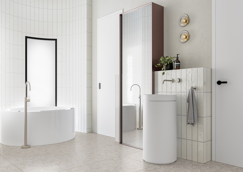 ALIVE Studios Balgownie bathroom interior architectural visualisation