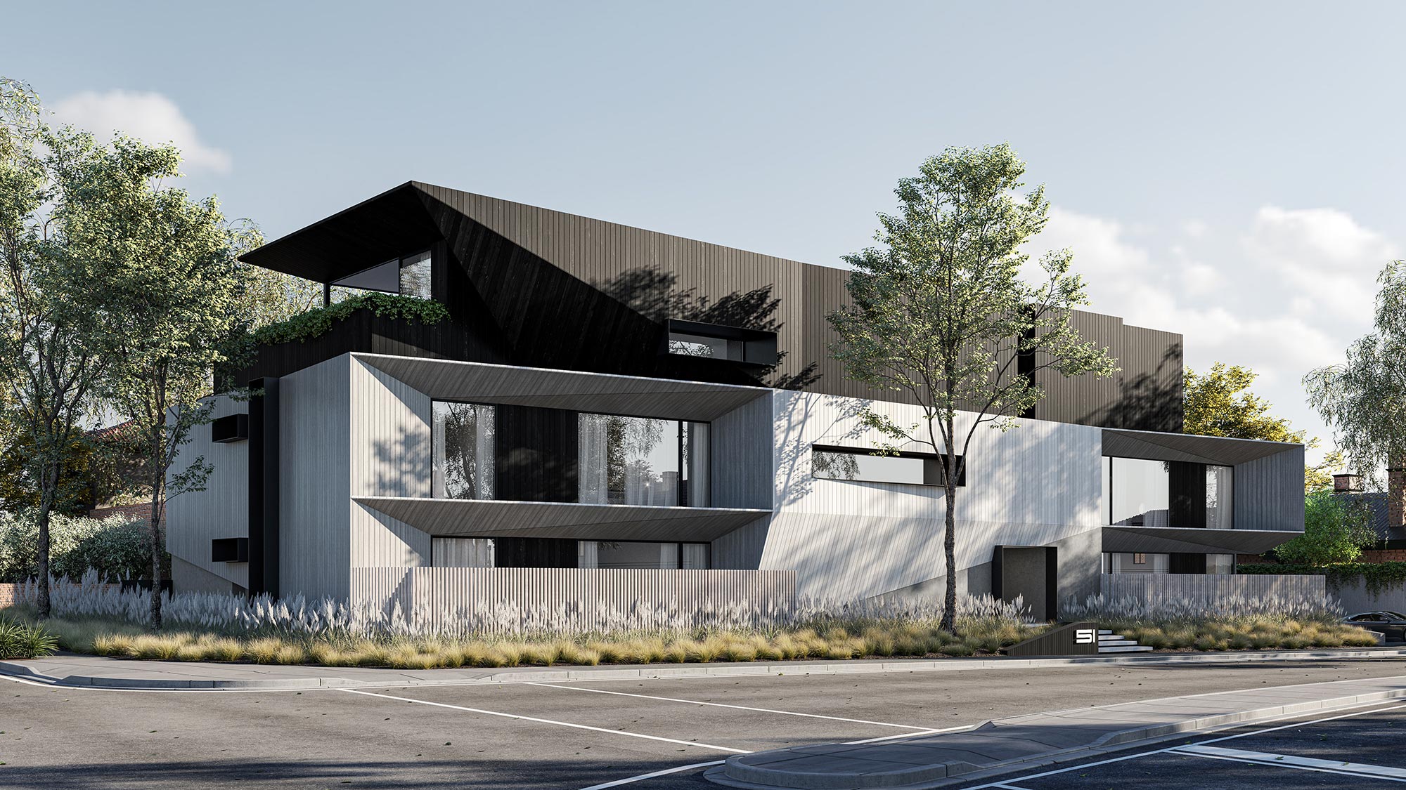 ALIVE Studios Hawthorn residential exterior architectural render