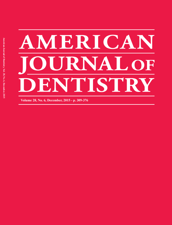 Dentin wear after simulated toothbrushing with water, a liquid dentifrice or a standard toothpaste.