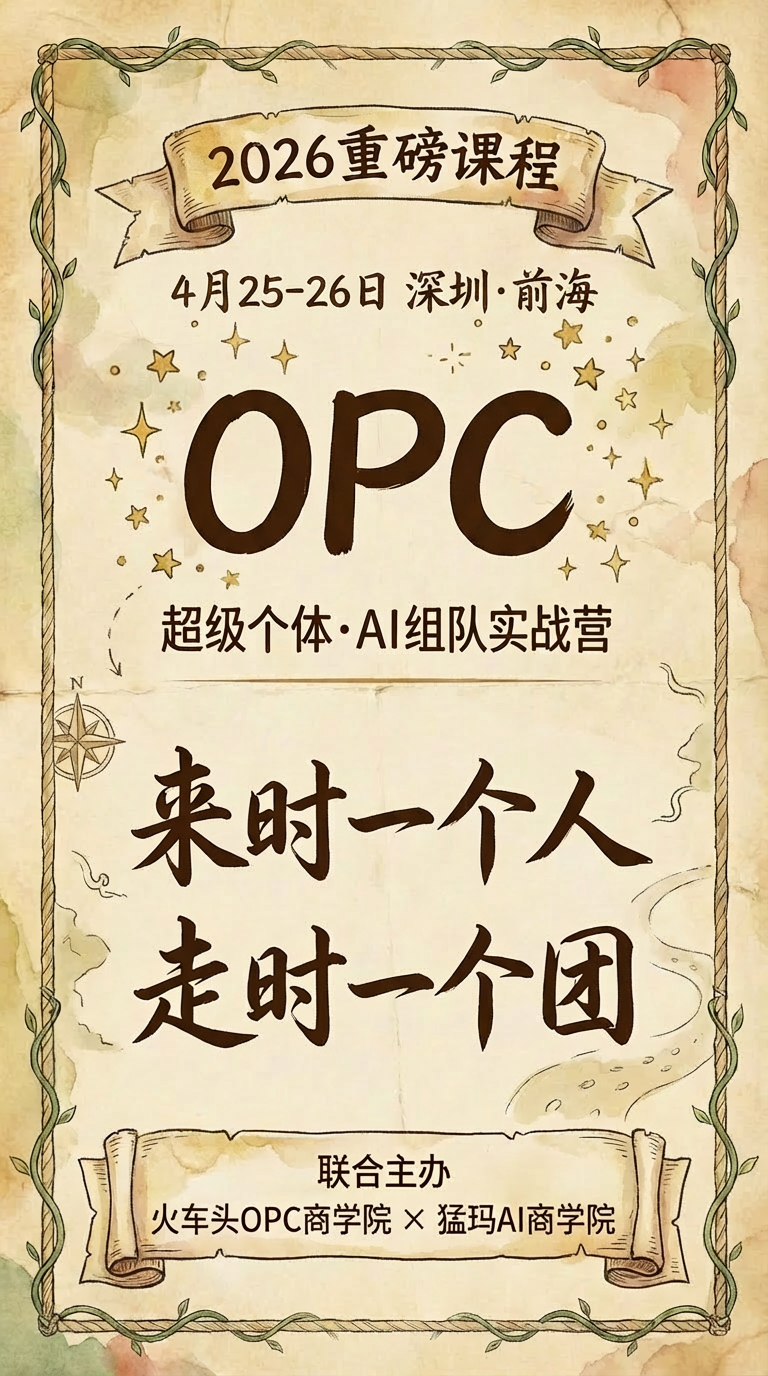 OPC商学院第2期 - 课程海报01