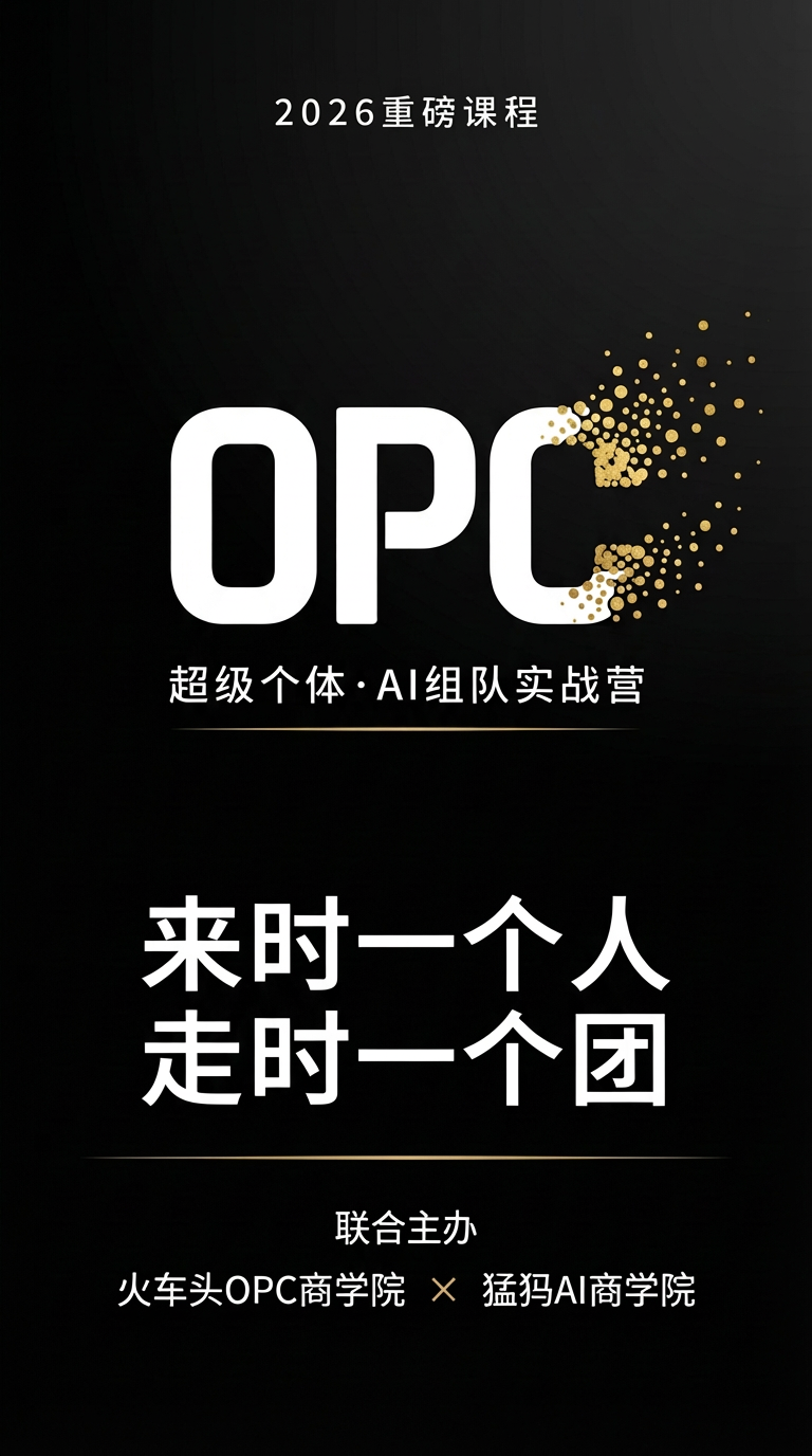 OPC商学院第0期 - 课程海报1