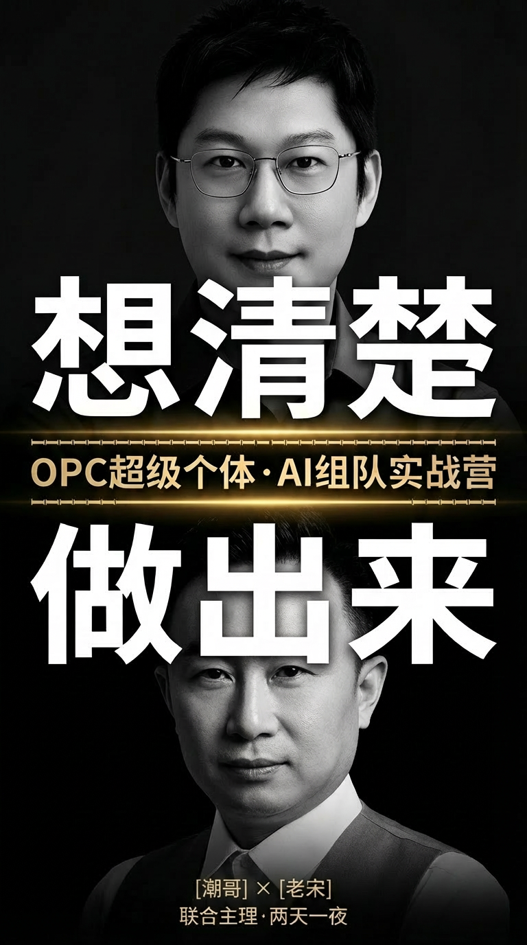 OPC商学院第0期 - 课程海报2