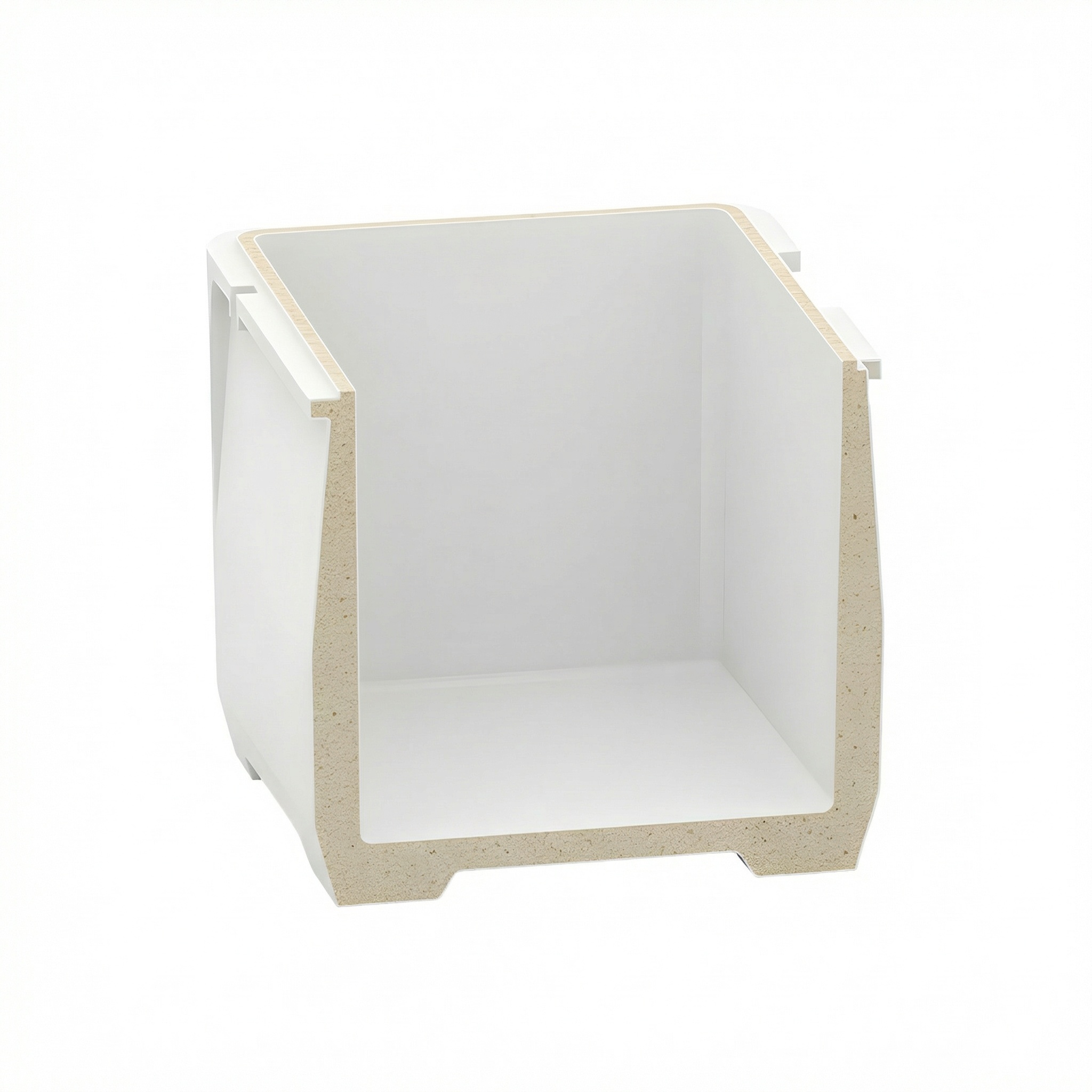 2 inch insulated foam cross section