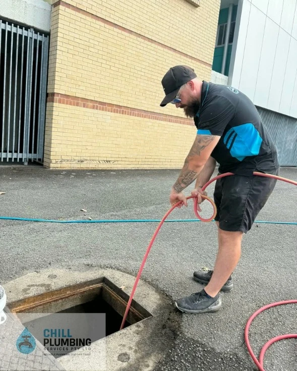 Blocked drain work